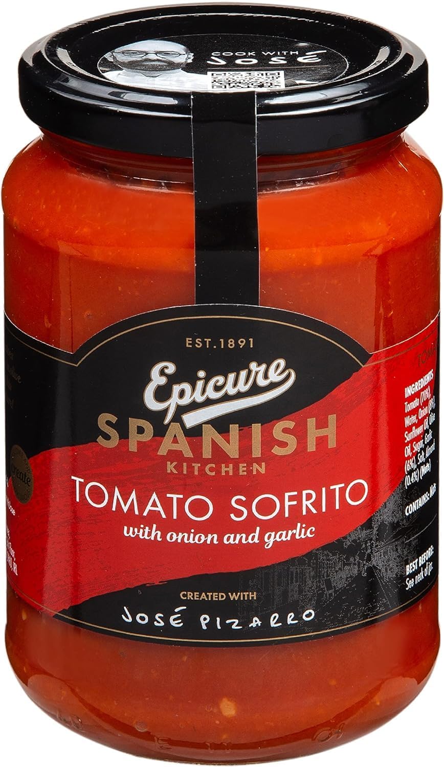 Epicure Spanish Kitchen with José Pizarro Tomato Sofrito Sauce - Authentic Richness | 350g