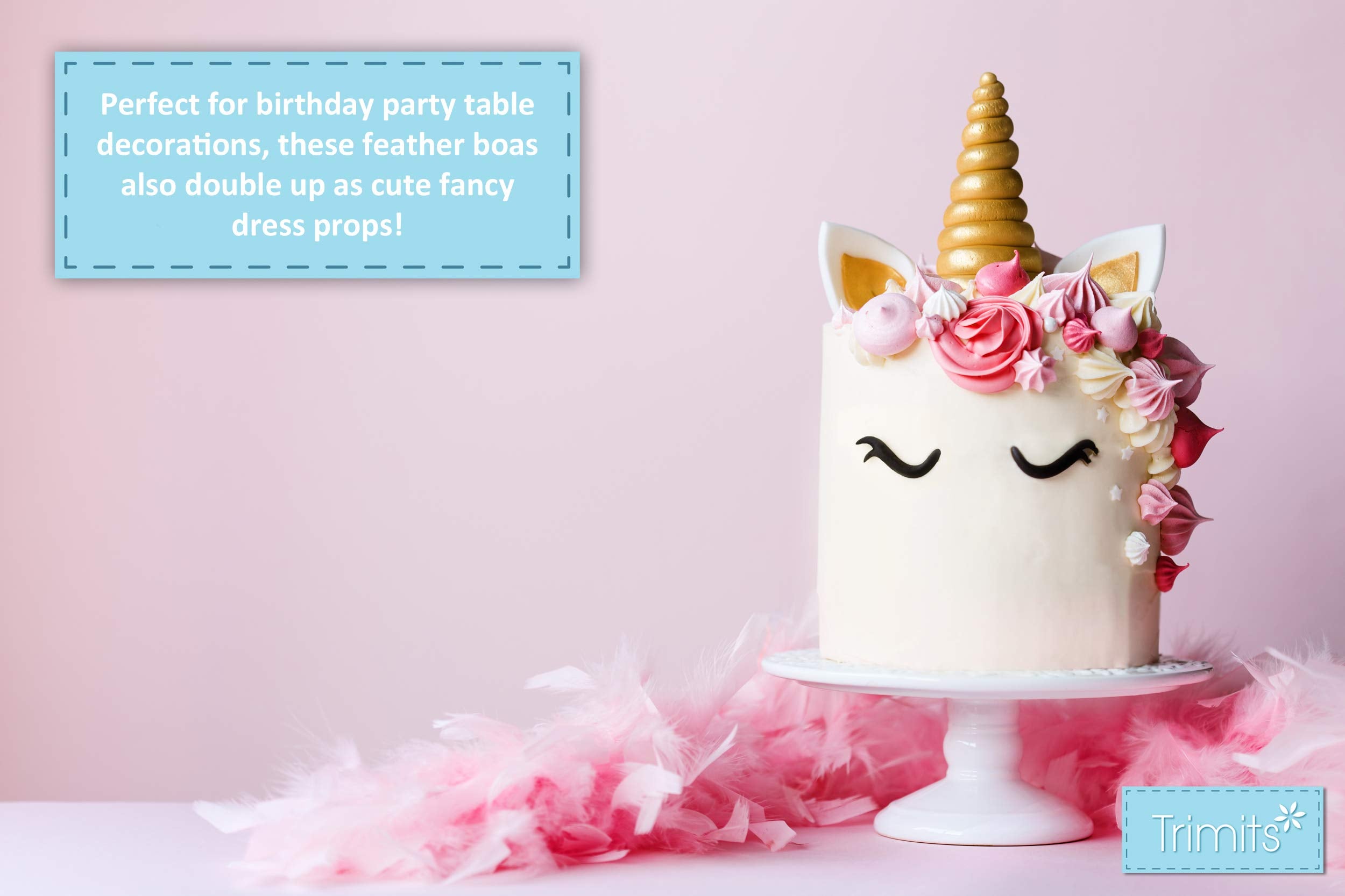 Trimits Marabou Feather Boa 1.8m - Yellow Costume Accessory for Fancy Dress, Festivals, Pride, Weddings & Decor 3