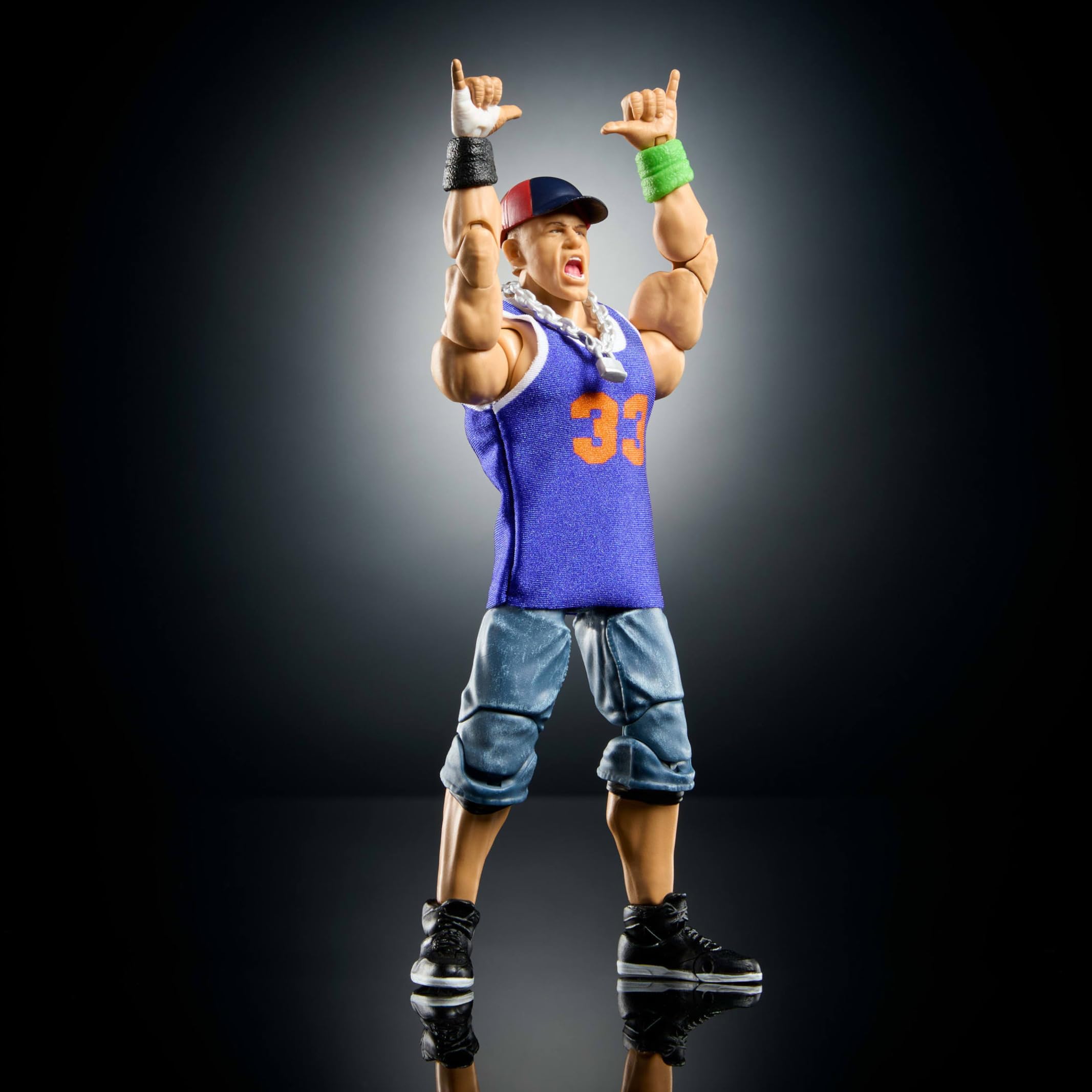 Mattel WWE Ultimate Edition John Cena 6-inch Action Figure & Accessories - 30+ Points of Articulation, Swappable Parts 4