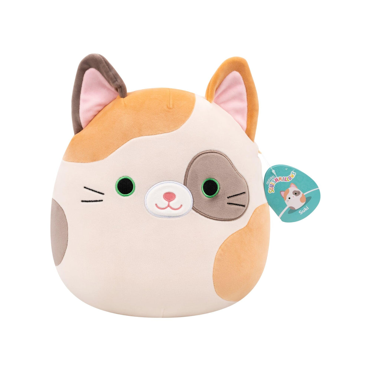 Squishmallows Suki the Tortoiseshell Cat Original 12-Inch Collectable Plush Toy | Ages 3+