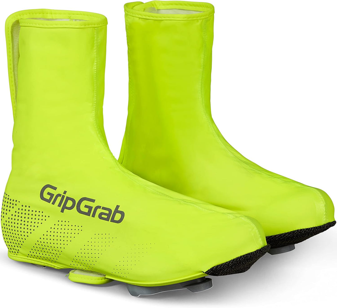 GripGrab Ride Waterproof Road Bike Cycling Overshoes - Windproof, Adjustable, Reflective, Durable Aramid Sole Reinforcements