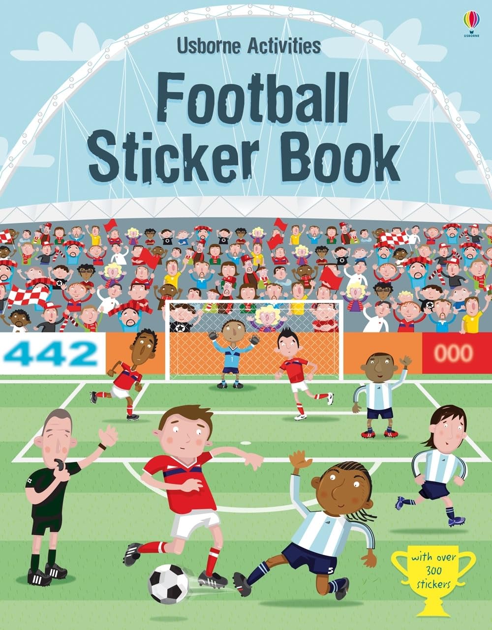 Usborne Football Sticker Book - Over 300 Stickers | Paperback | Ages 4-6 1