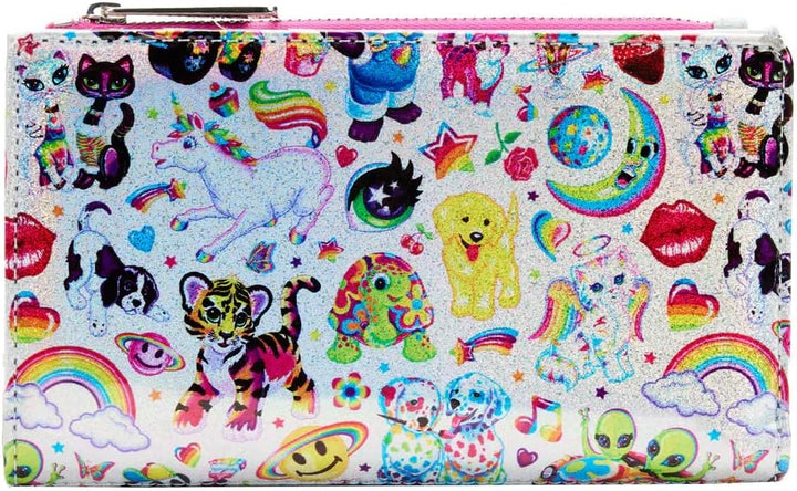 Loungefly Lisa Frank Iridescent Flap Wallet (140870)