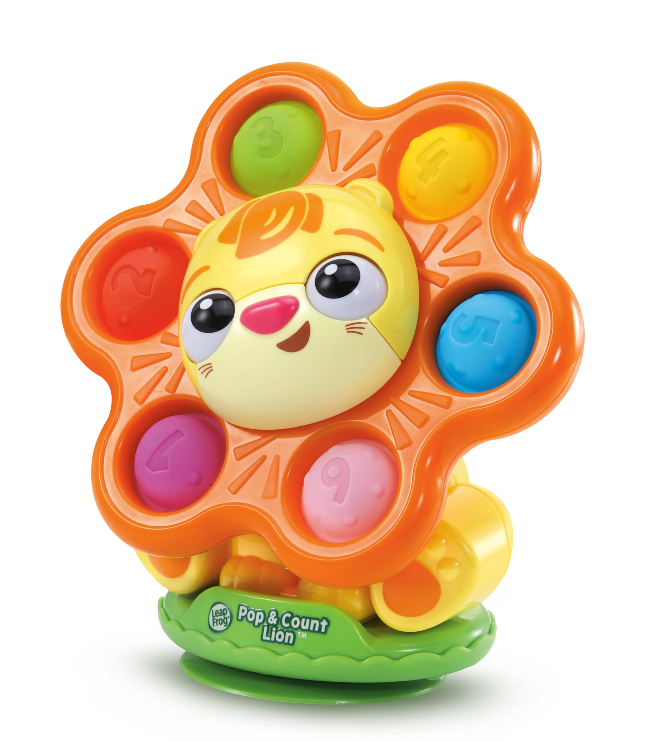 LeapFrog Pop & Count Lion - Sensory Suction Cup Toy with Squishy Buttons for Toddlers 6-24 Months 10