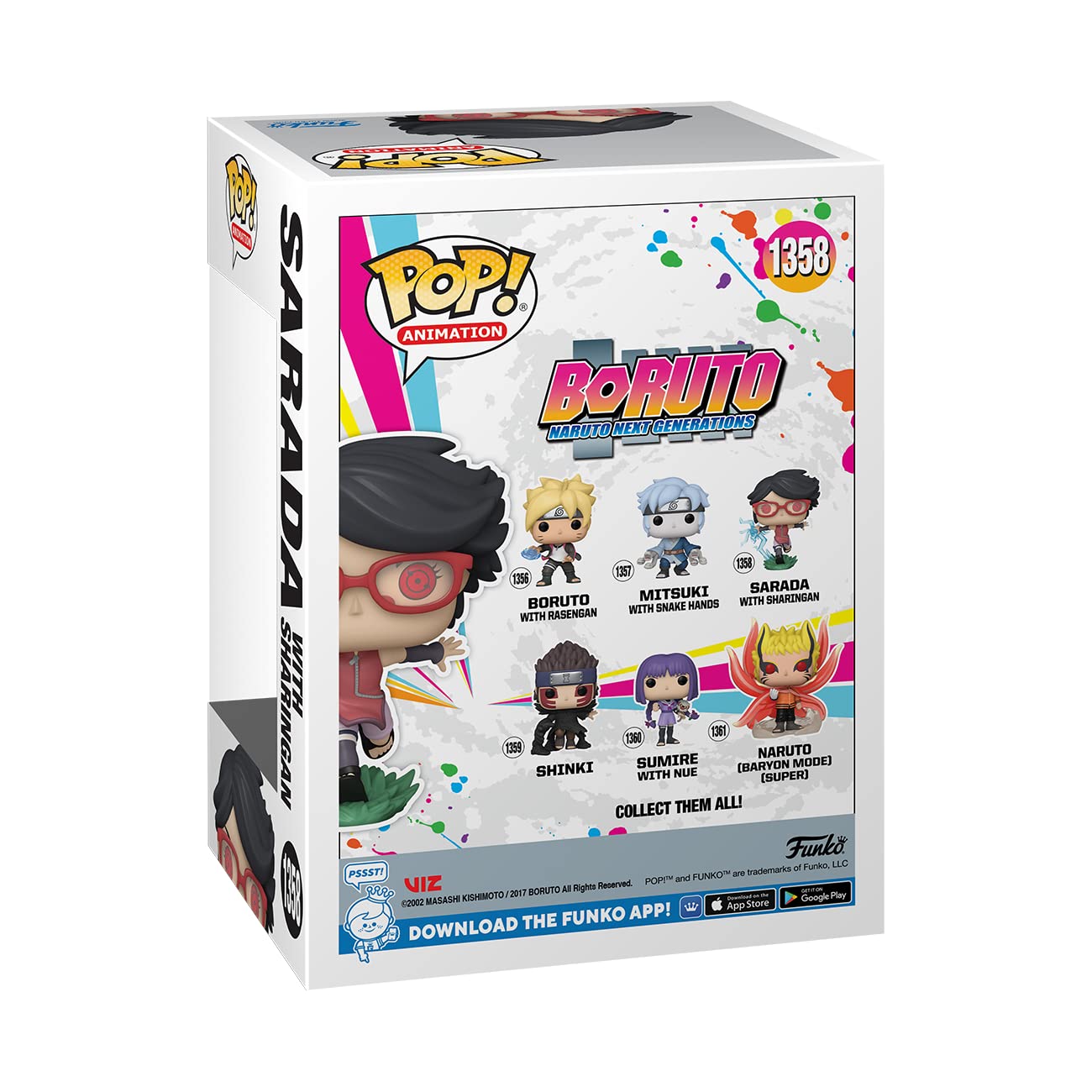 Funko Pop! Animation: Boruto - Sarada Uchiha with Sharingan Vinyl Figure 11