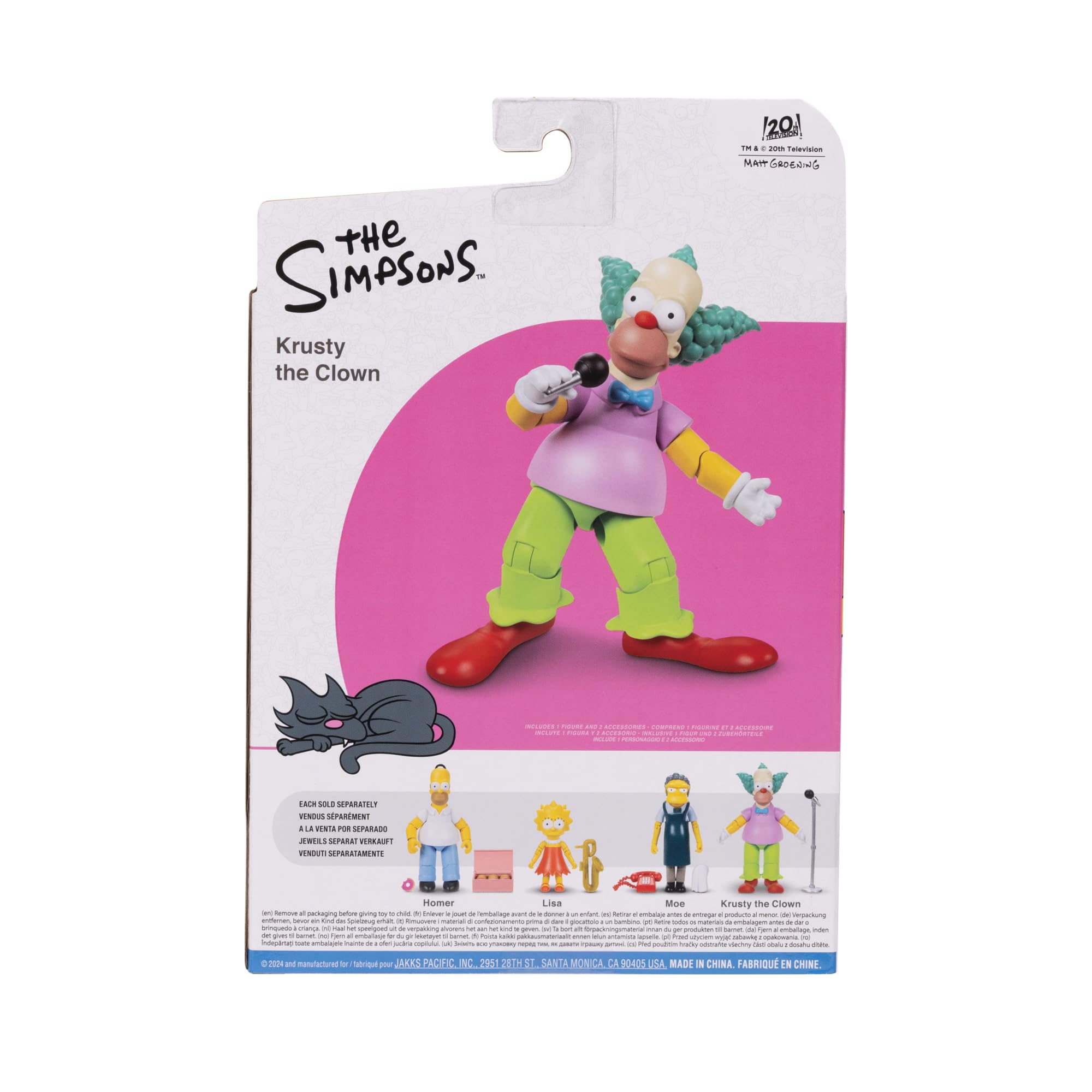 JAKKS Pacific The Simpsons - Krusty the Clown 12.7 cm Figurine 16