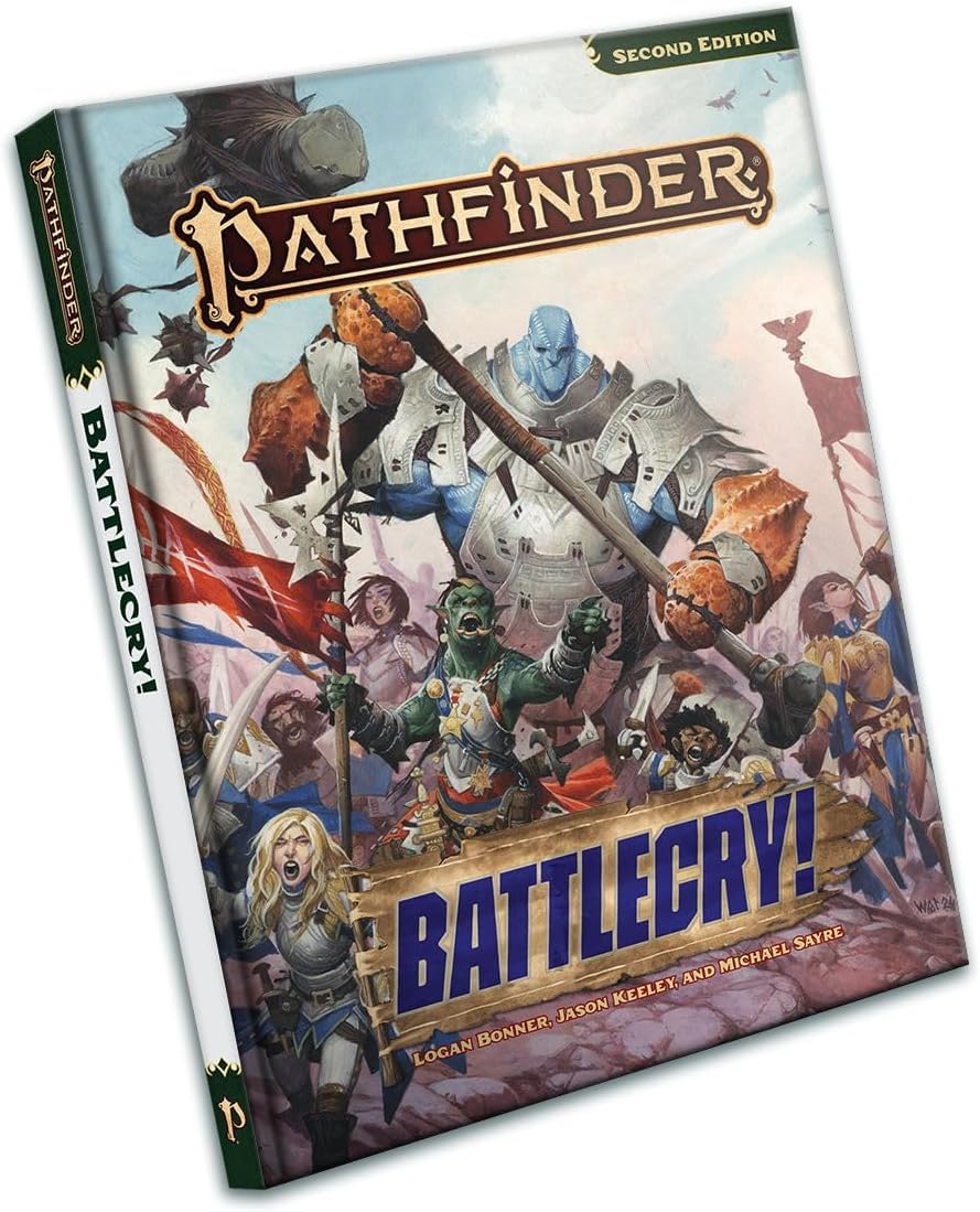 Paizo Pathfinder Battlecry! Reference Book | Pathfinder Second Edition Remaster | Hardcover