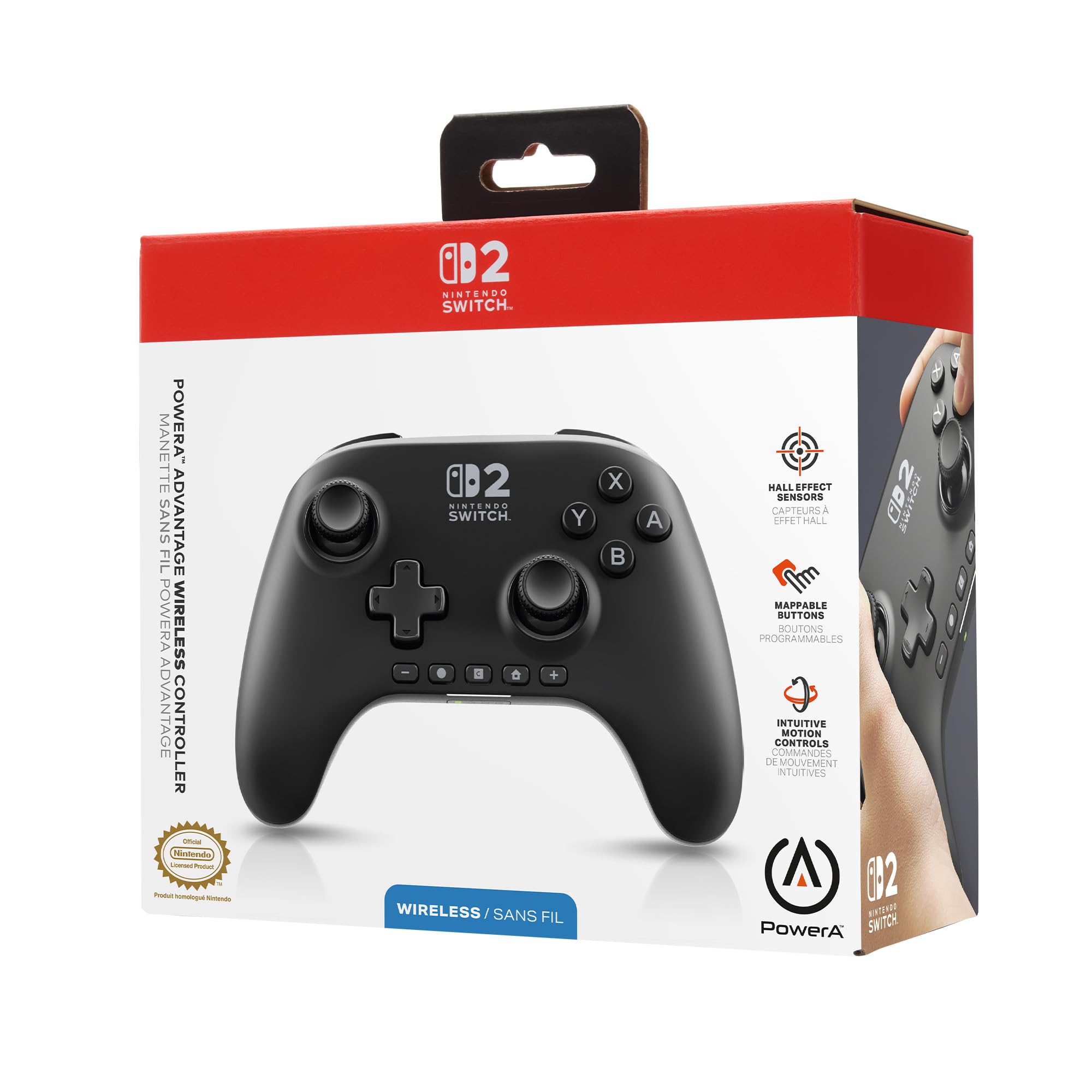 PowerA Advantage Wireless Controller for Nintendo Switch 2 - Black 16