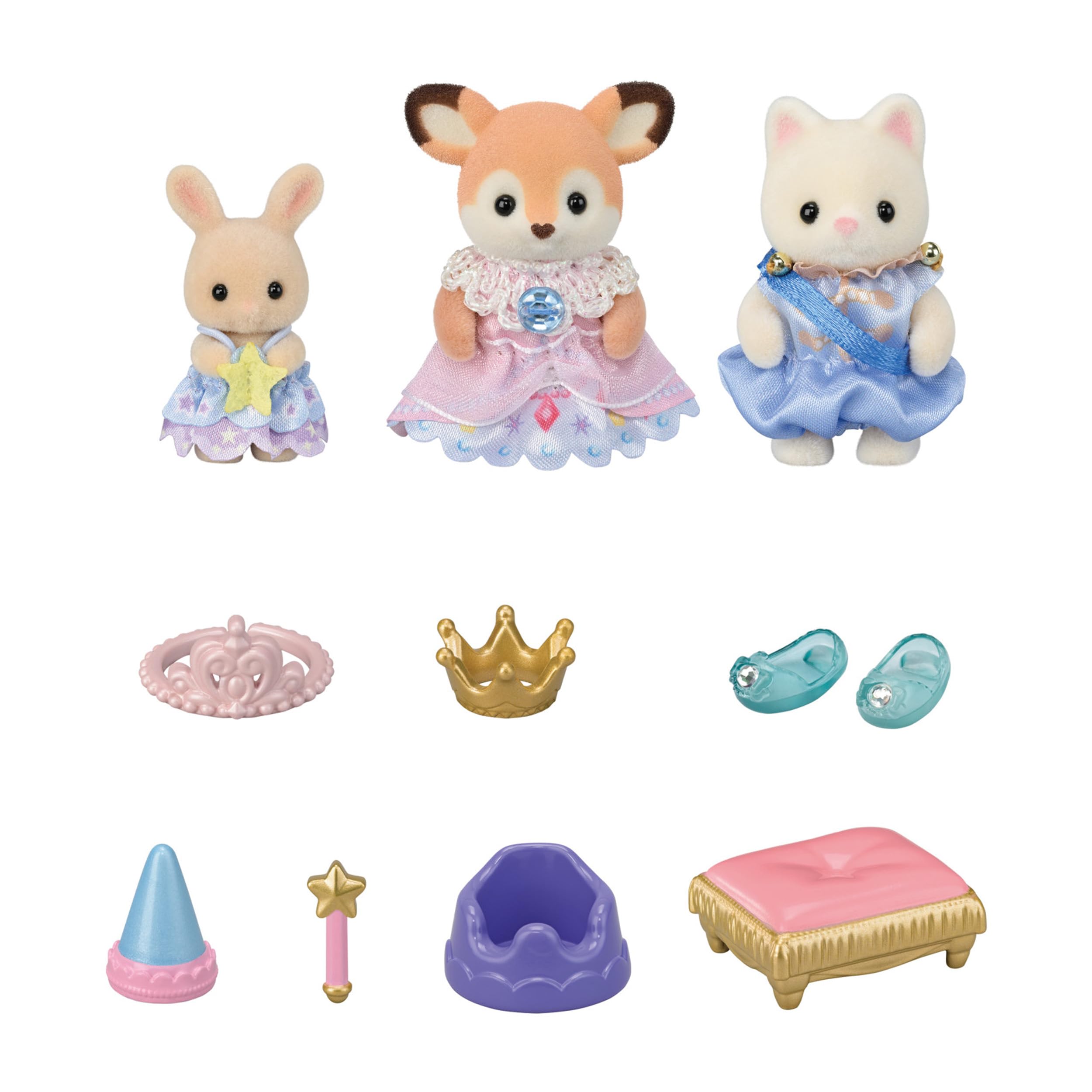 Sylvanian Families Nursery Princess Play Set 5818 | Includes 3 Babies & Accessories | Ages 3+ 9