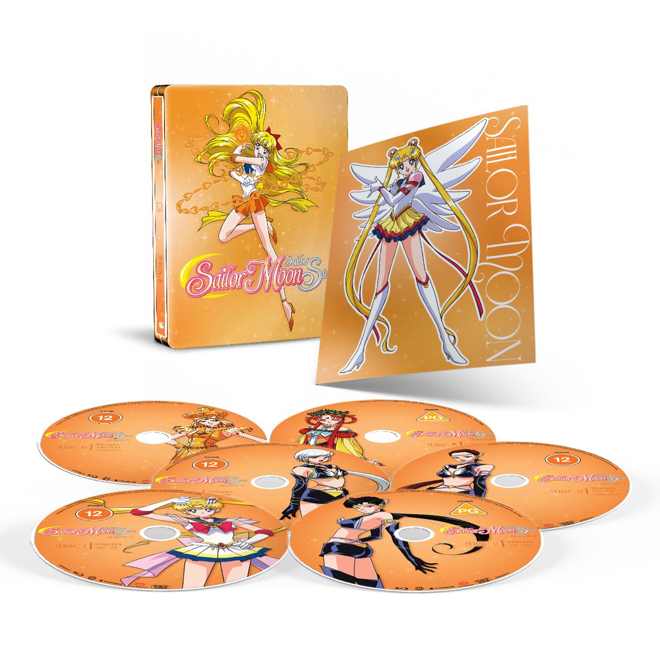 Sailor Moon - Season 5 Limited Edition SteelBook [Blu-ray] [Region B] 3