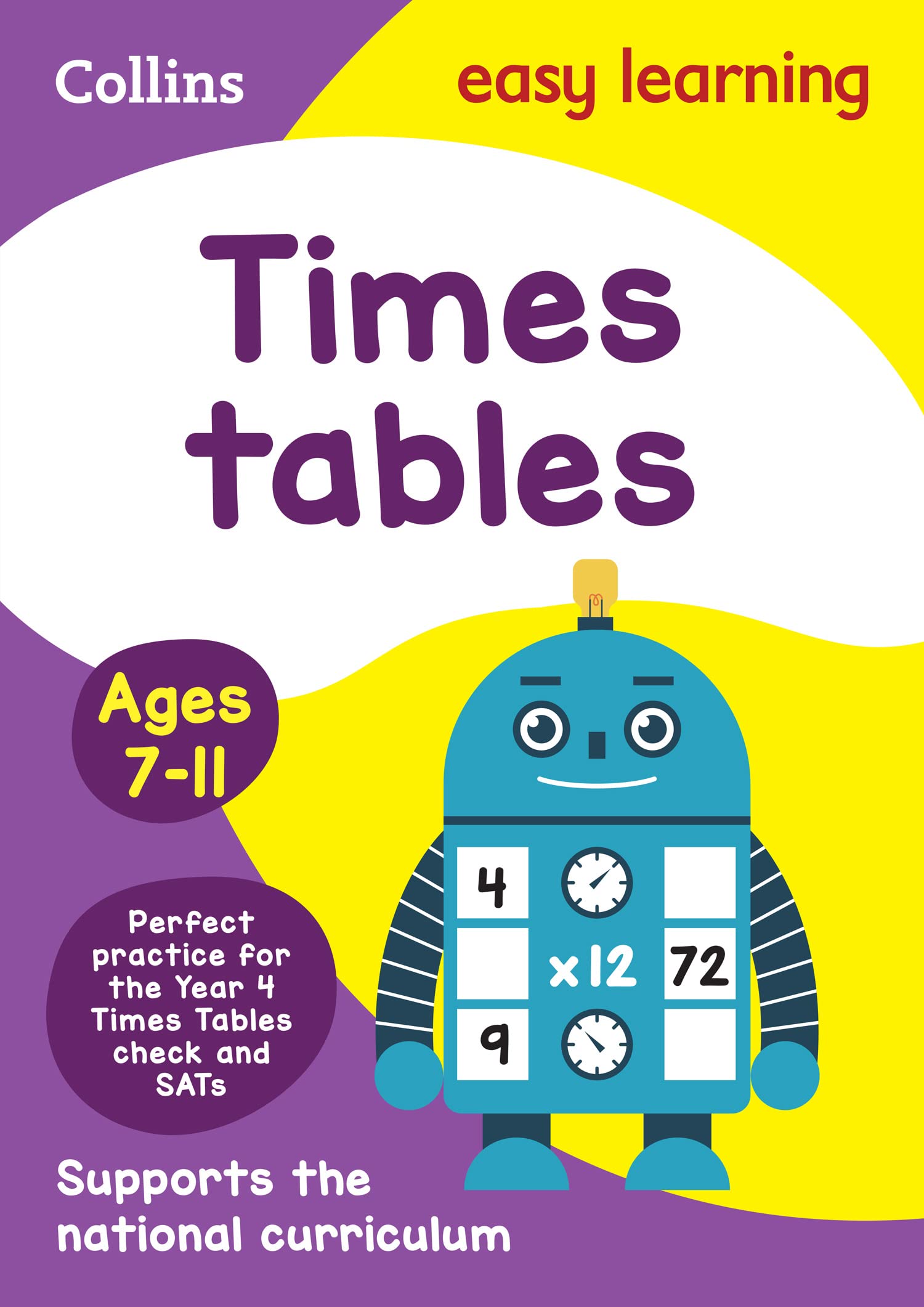 Collins Times Tables Ages 7-11: Ideal for Home Learning (KS2 Arithmetic) 1