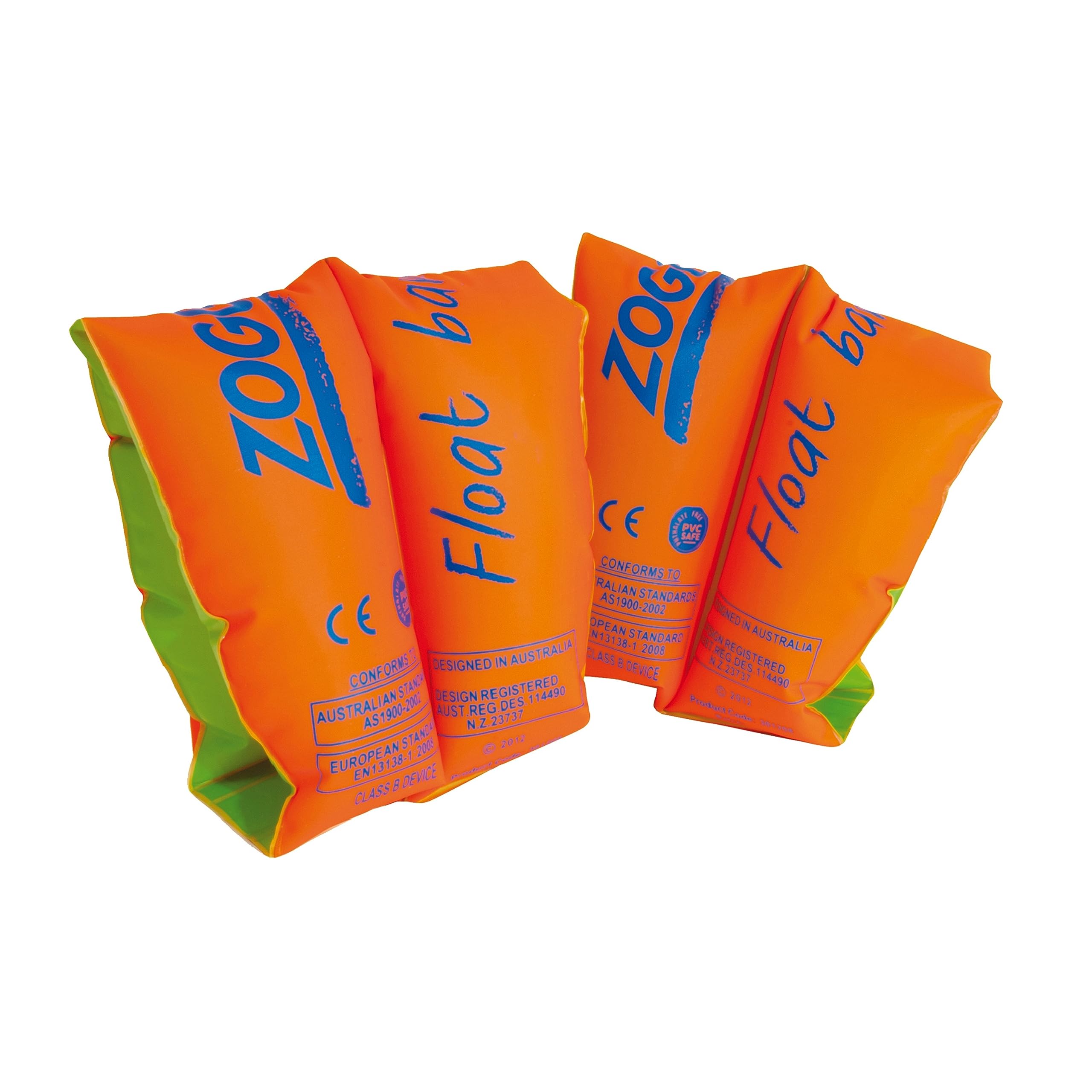 Zoggs Inflatable Armbands - Learn to Swim Aid | 0-1 Year (0-11kg) | Orange 1