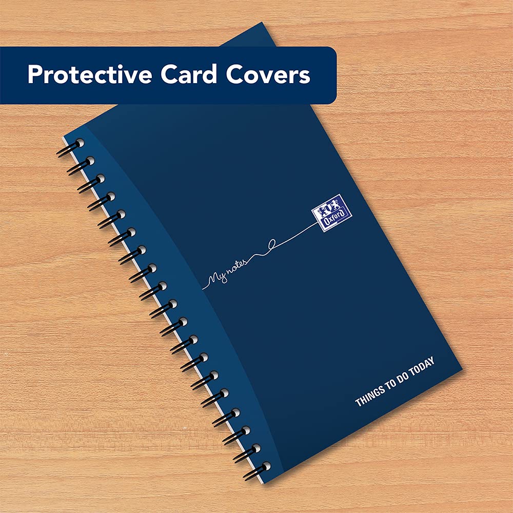 Oxford My Notes To Do List Notebook - Wirebound, 230 Page, Navy Blue | Scribzee Compatible 3