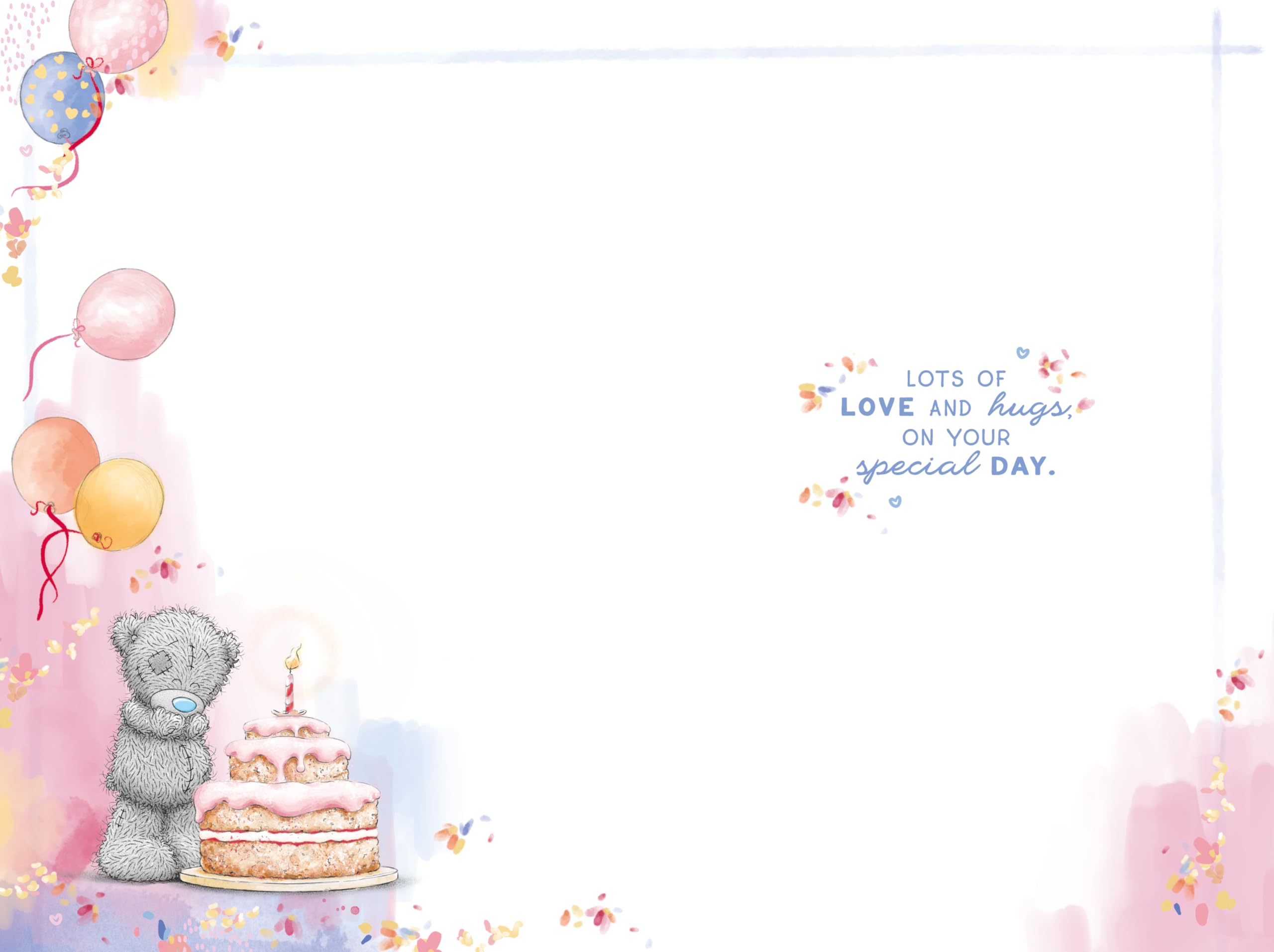 Me To You Tatty Teddy Amazing Mummy Bear Balancing Cake Luxury Gold Foil Birthday Card 2