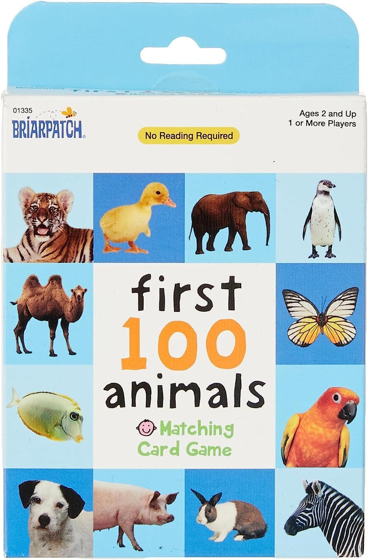 University Games First 100 Words Animals Card Game (01335)