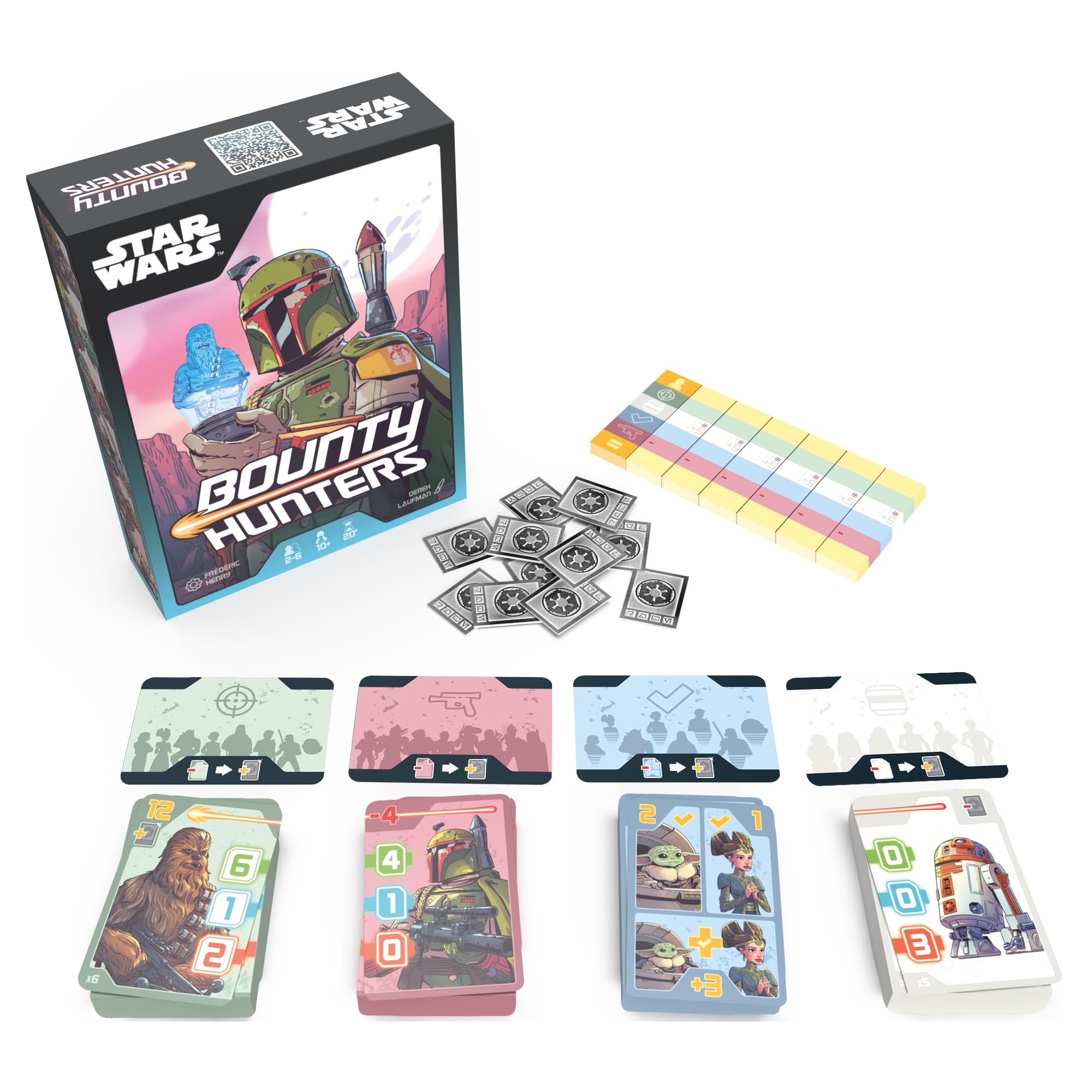 Zygomatic Star Wars Bounty Hunters Card Game | Ages 10+ | 2-6 Players | 20 Min Playtime