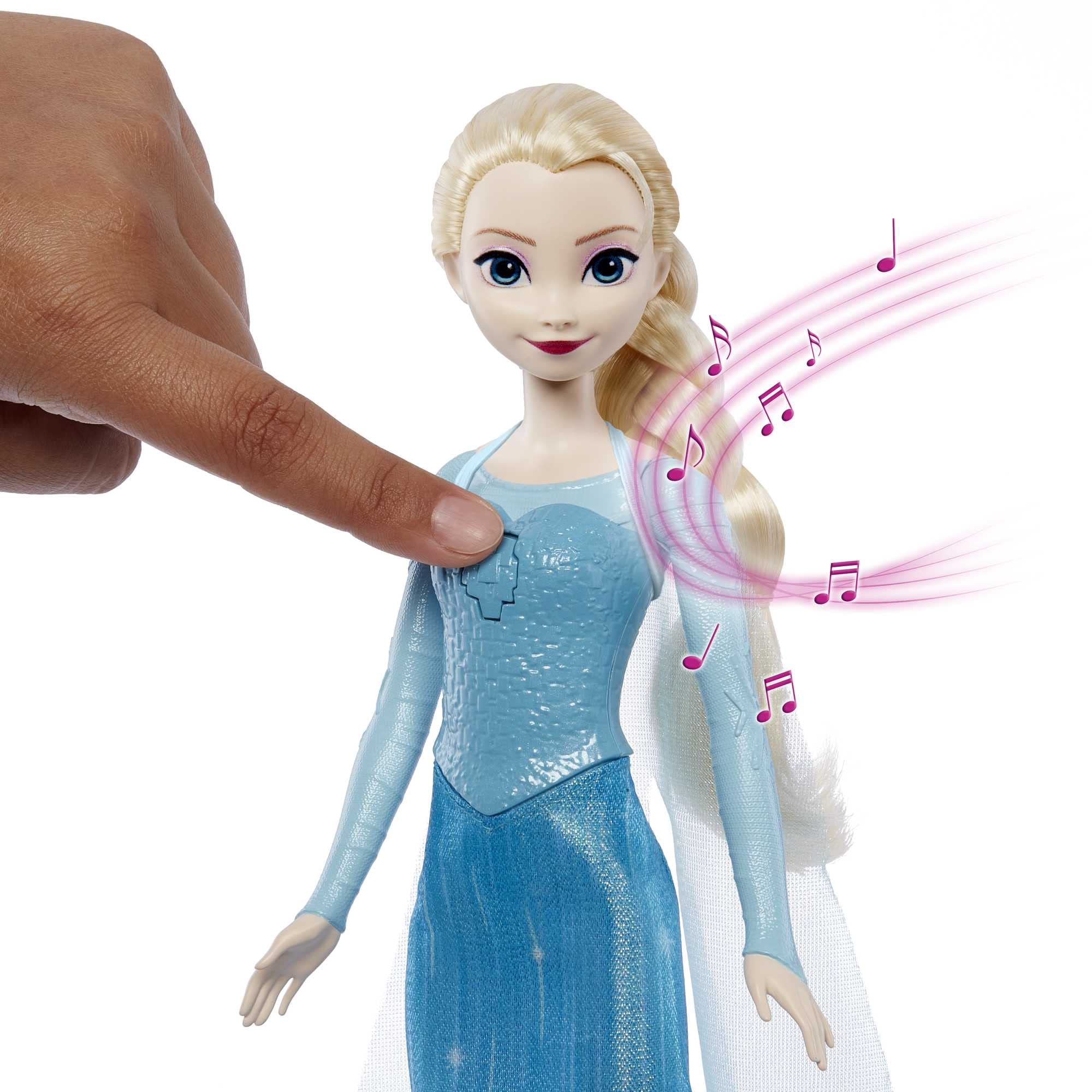 Mattel Disney Frozen Singing Elsa Fashion Doll - Sings 'Let It Go' in 4 Languages | 30cm Tall | Ages 3+ 4