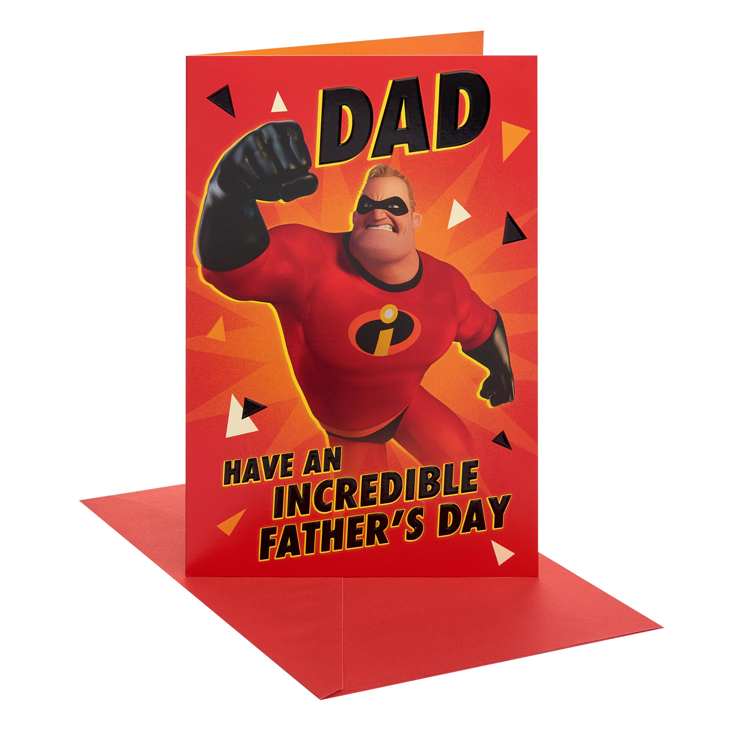 UK Greetings Father's Day Card for Dad, Grandad, Husband | Superhero Design | 14.9 x 22.9 cm