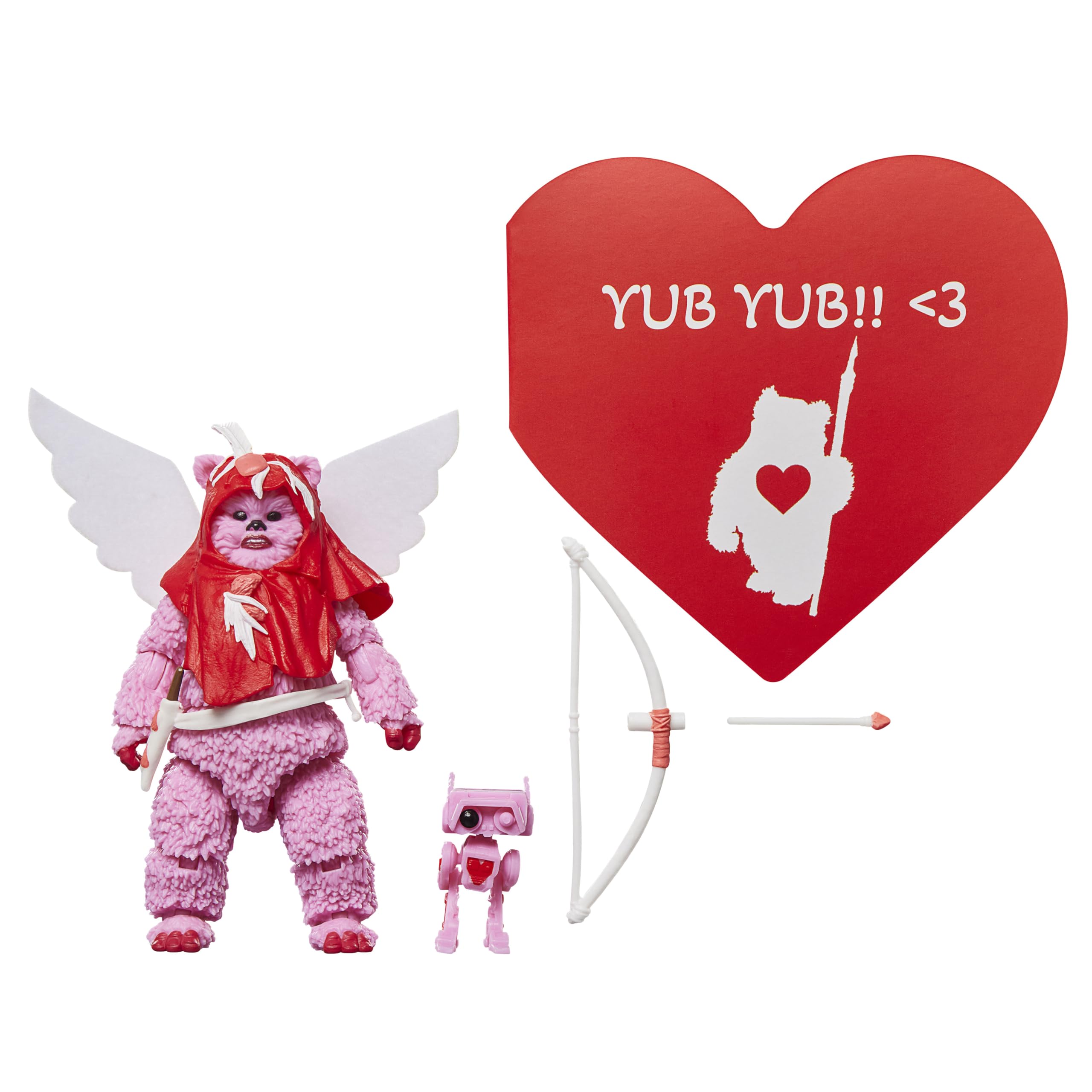 Star Wars The Black Series Ewok Valentine’s Day Edition Action Figure | 6-inch Scale | Hasbro