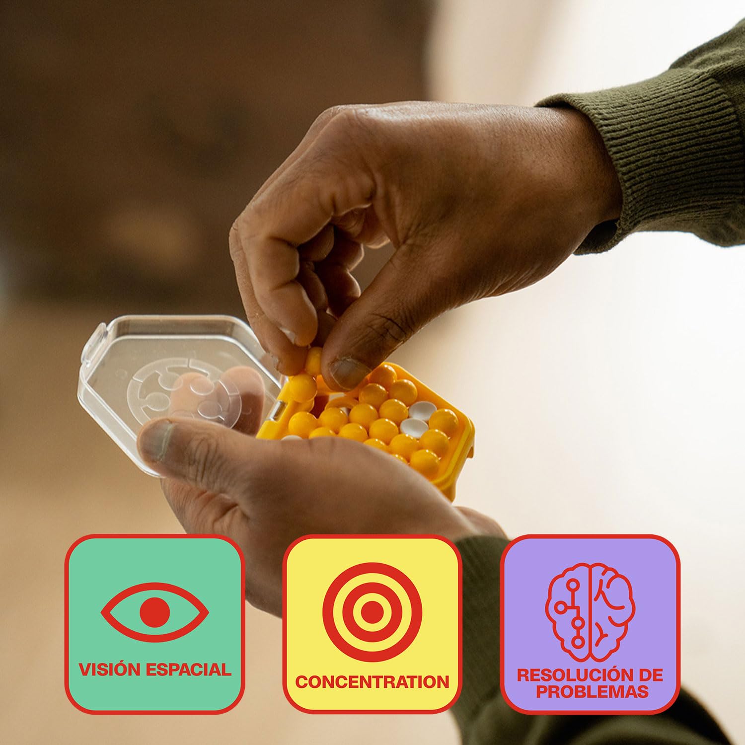 SmartGames IQ Mini Hexpert Puzzle Game - Logic Brain Teaser for Ages 7+ 6