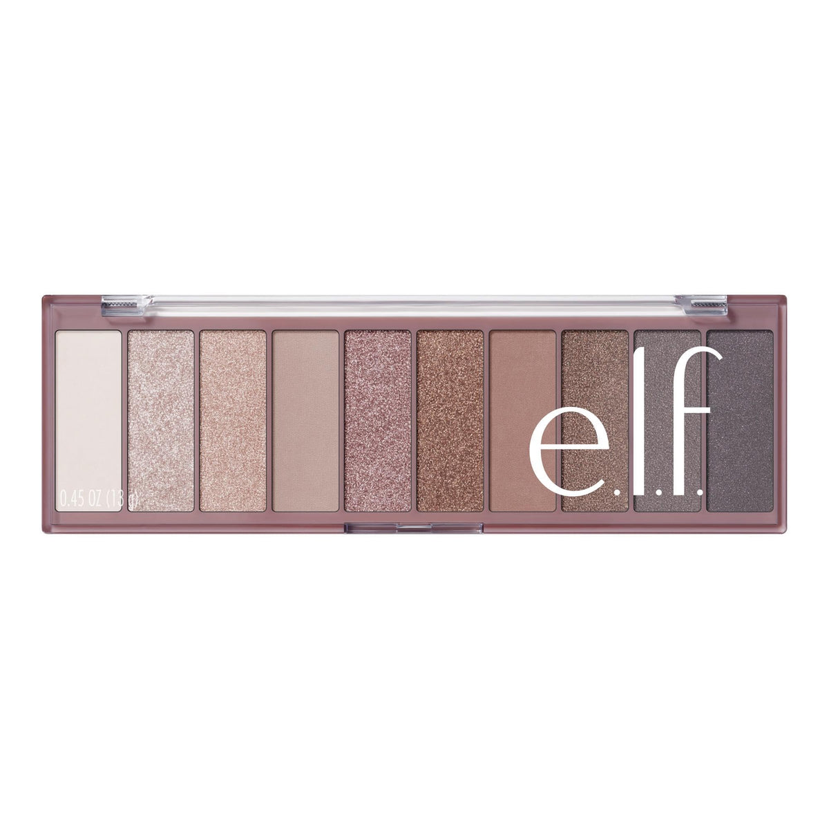 e.l.f. Perfect 10 Eyeshadow Palette - 10 Nude Rose Gold Shades | Matte & Shimmer Finish | Vegan & Cruelty-Free