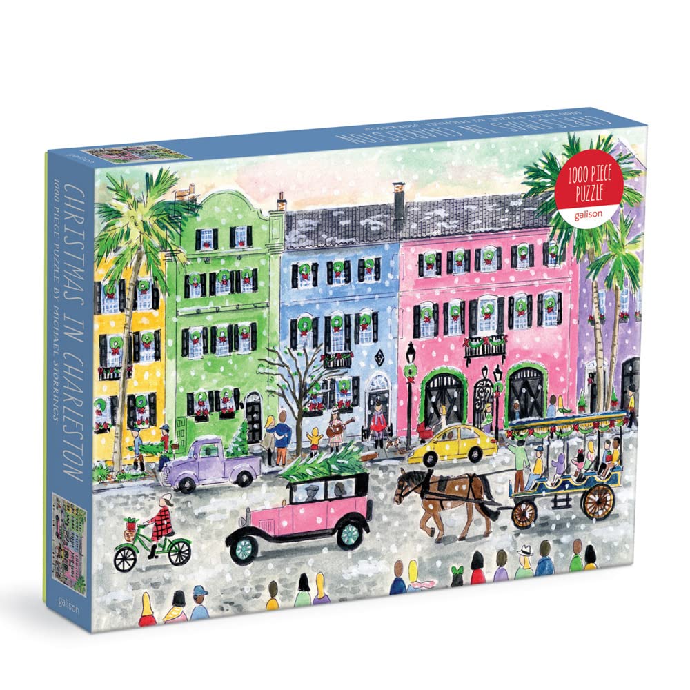 Galison Christmas in Charleston Jigsaw Puzzle - 1,000 Pieces
