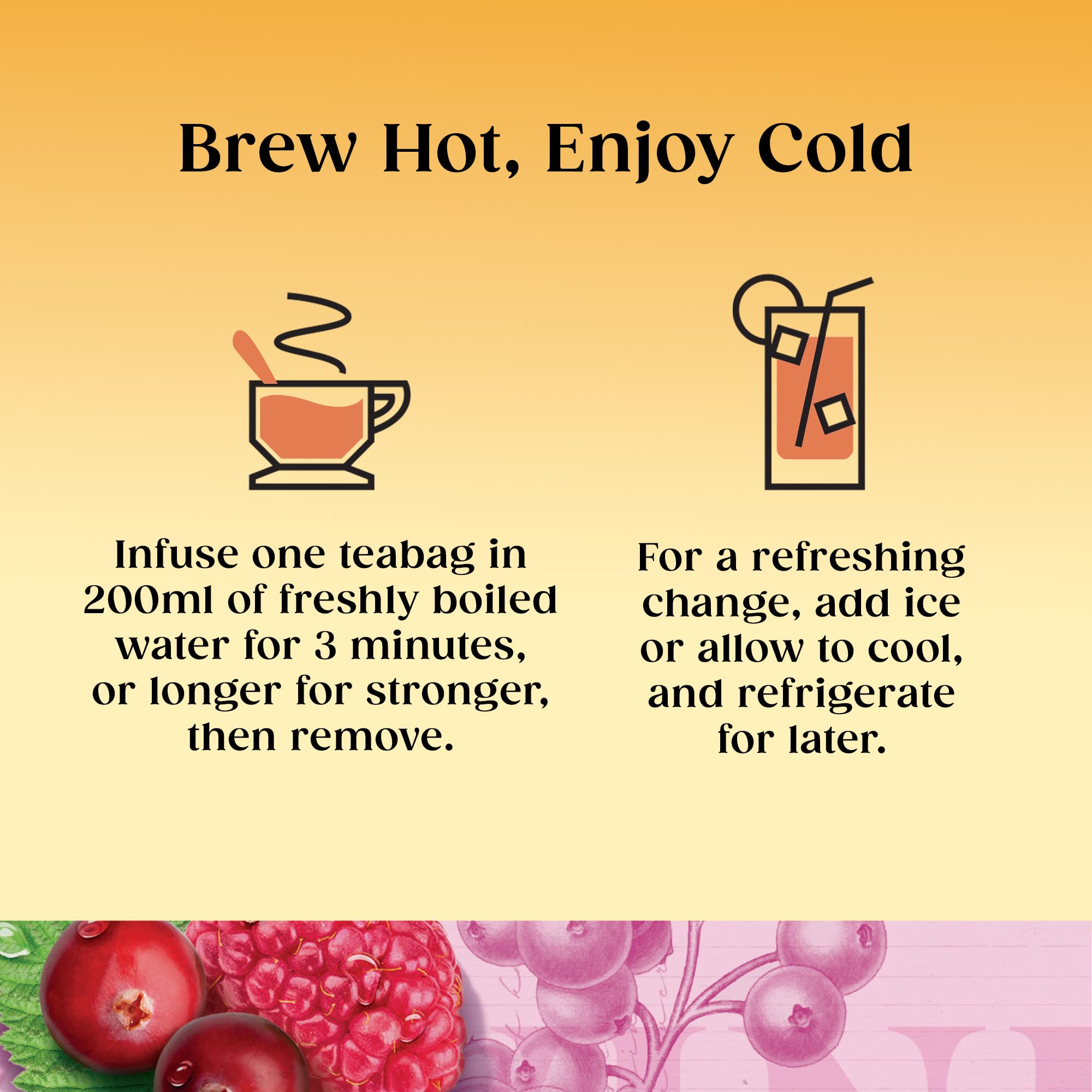 Twinings Cranberry & Raspberry Fruit Infusion Tea - 20 Biodegradable Teabags, Caffeine & Sugar Free 5