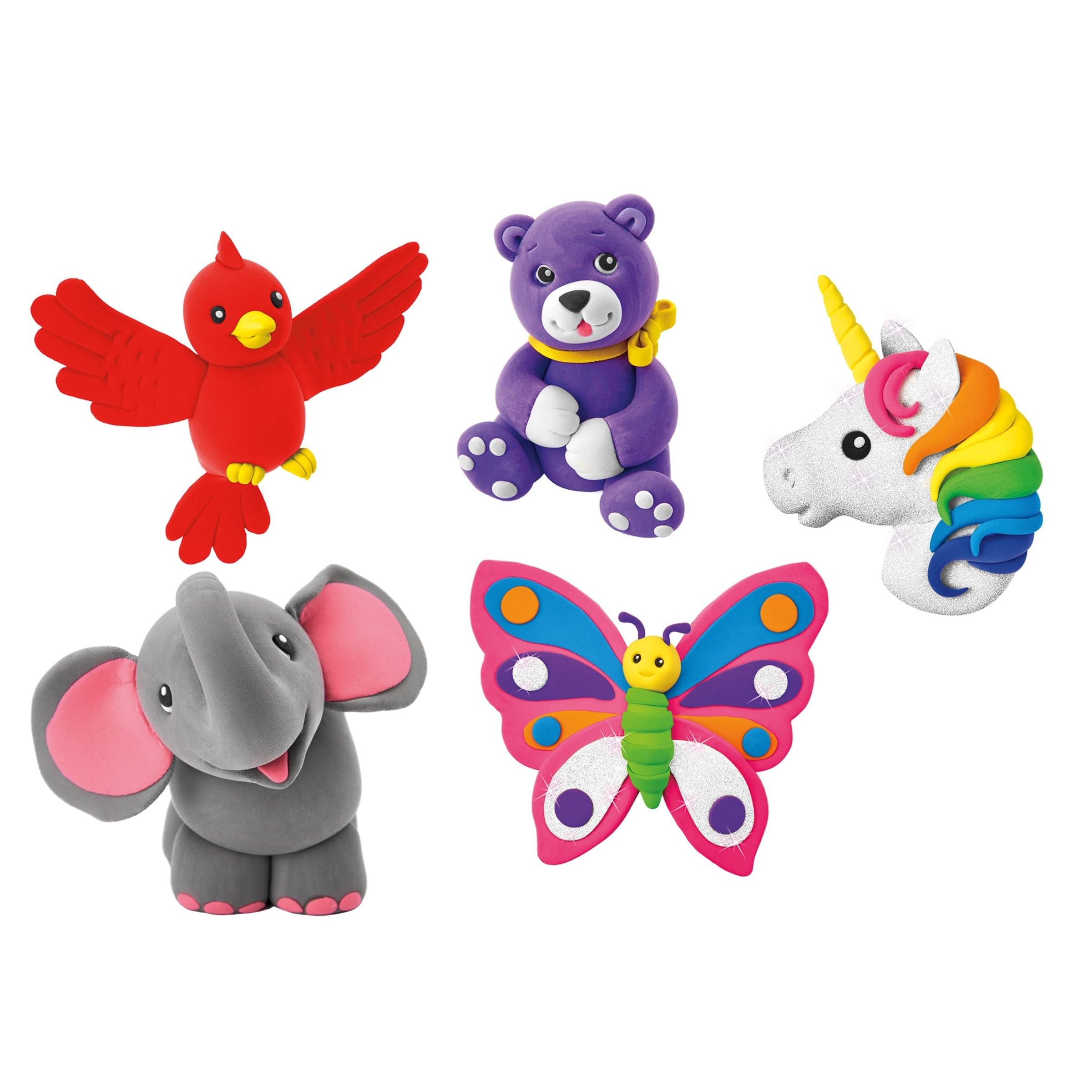 LEXIBOOK Soft and Malleable Modeling Dough - 8 Vibrant Colors, CRDOUGH1 4