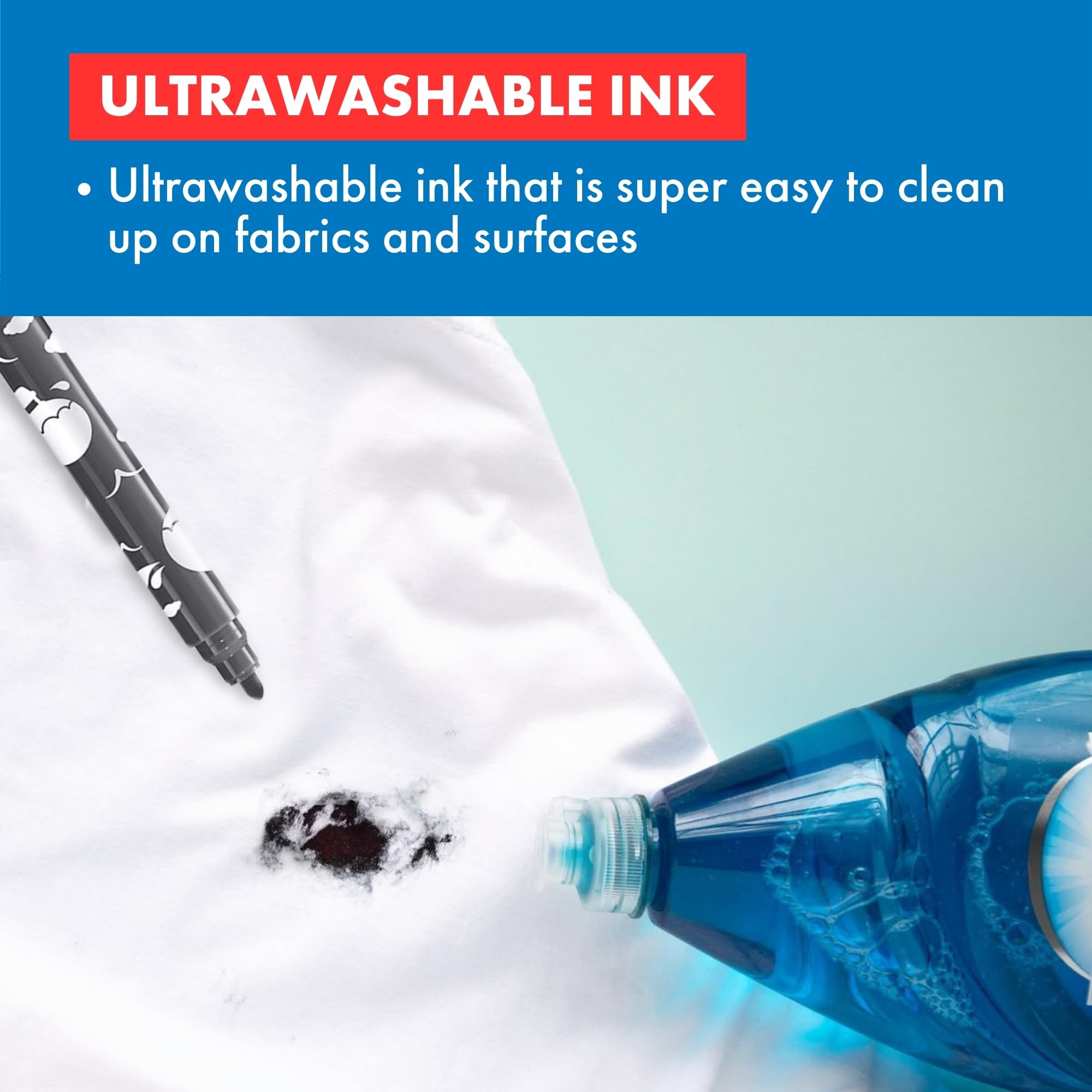 Maped Color'Peps My First Jumbo Colouring Pens - 12 Washable Felt Tips for Toddlers (1+ Years) 14