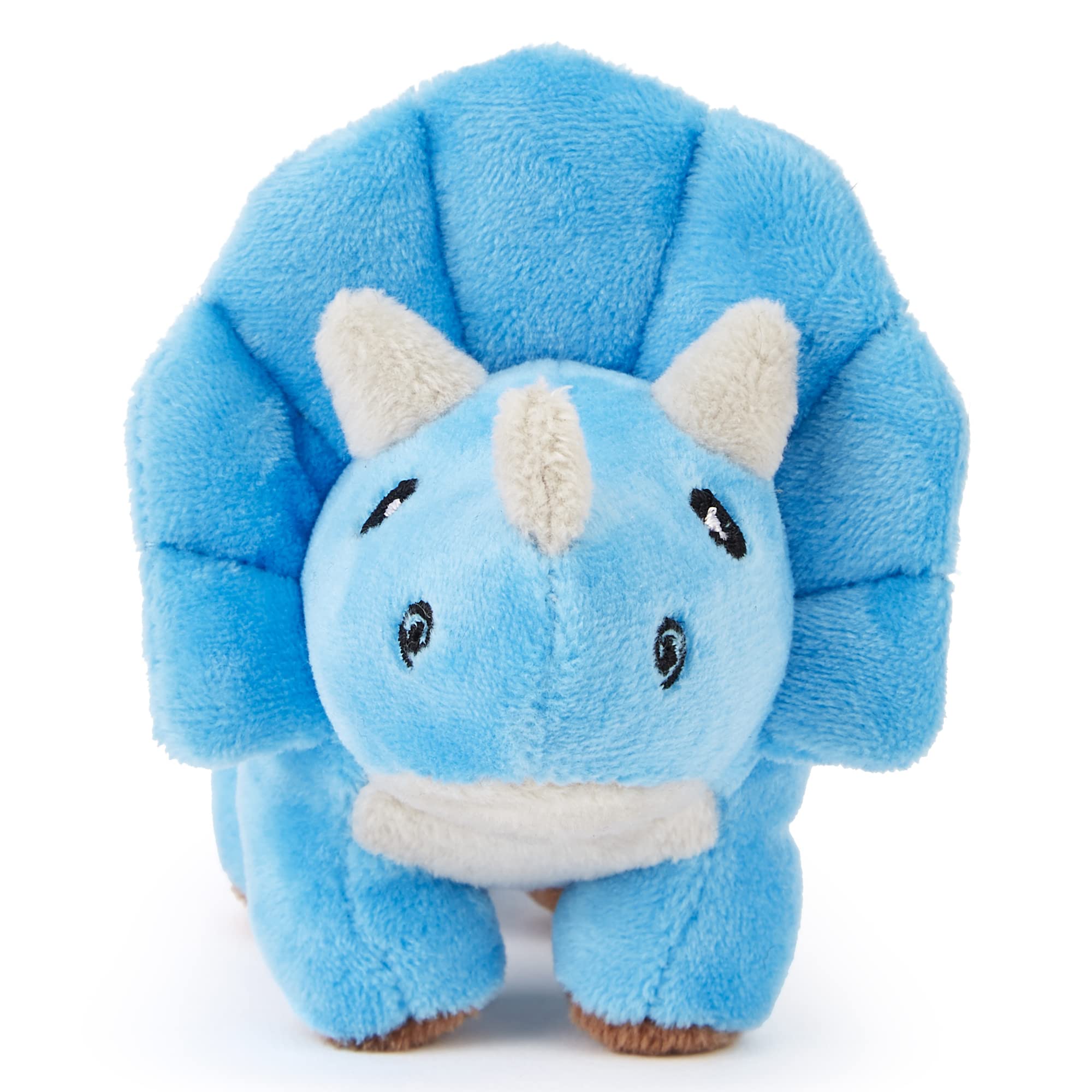 Zappi Co Triceratops Mini Plush Toy - 12-15 cm | Soft Cuddly | Machine Washable 3