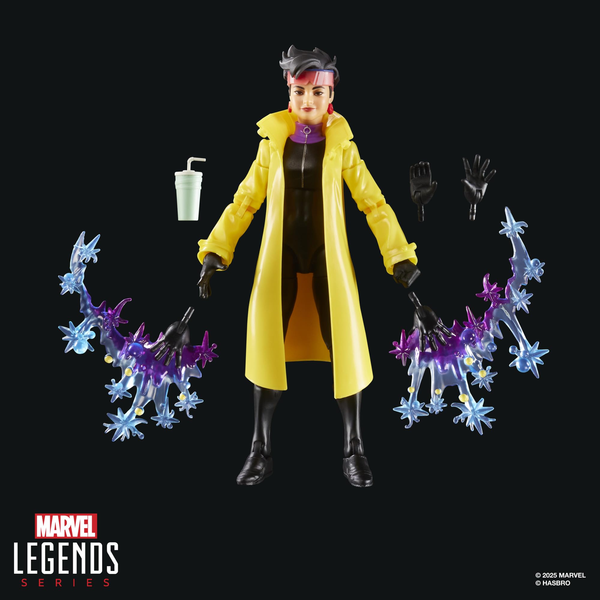 Marvel Legends Series Jubilee Action Figure - 6-Inch X-Men '97 Collectible with Articulation & Accessories 8
