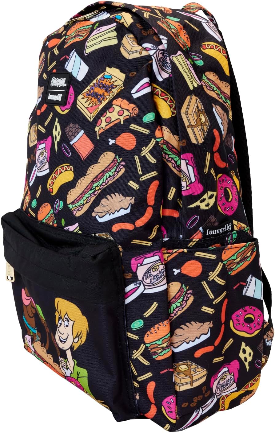 Loungefly Scooby-Doo Munchies All-Over Print Full-Size Backpack (Sbdbk0020)