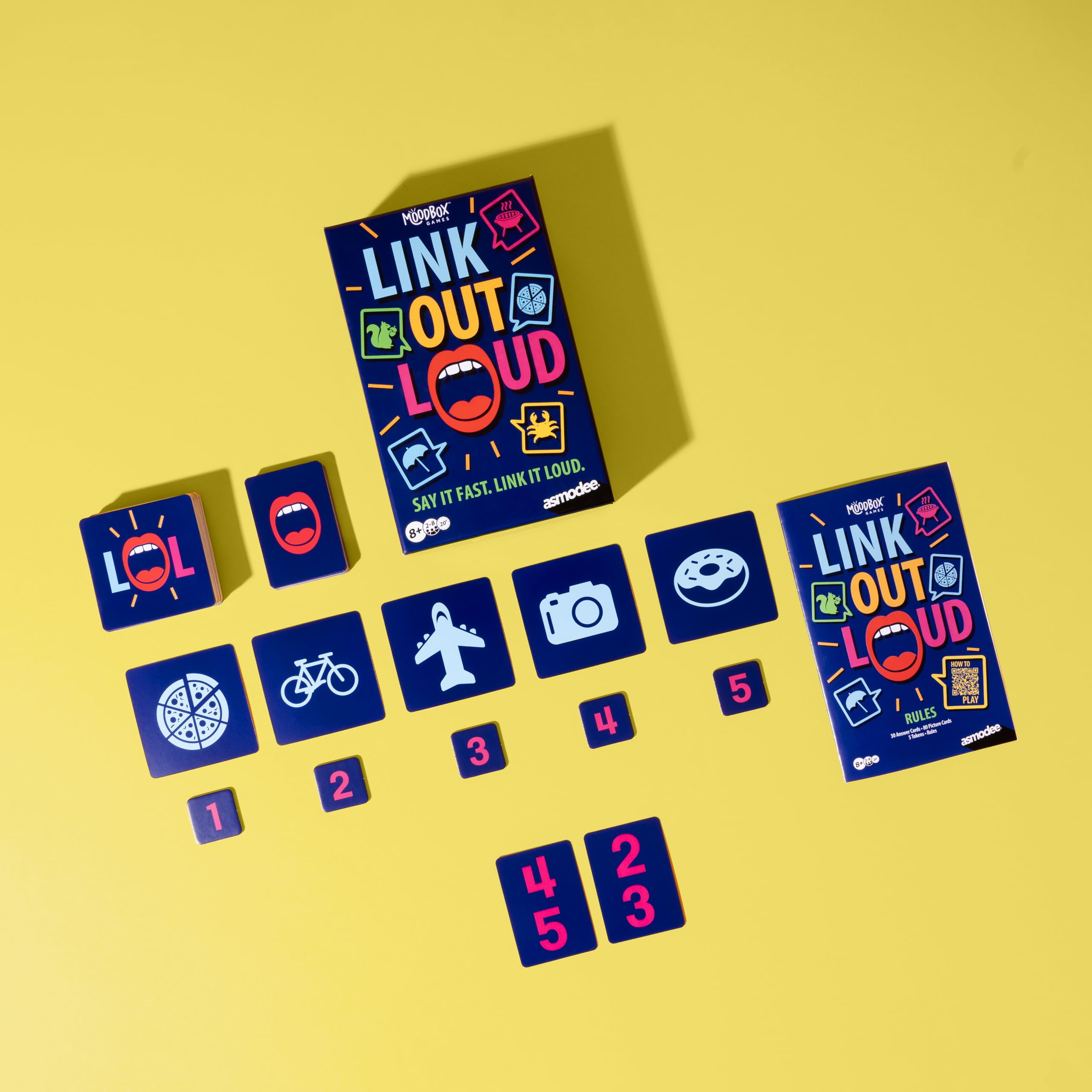 Asmodee Link Out Loud Board Game - Fast-Paced Word Association, 2-8 Players, Ages 8+ 3