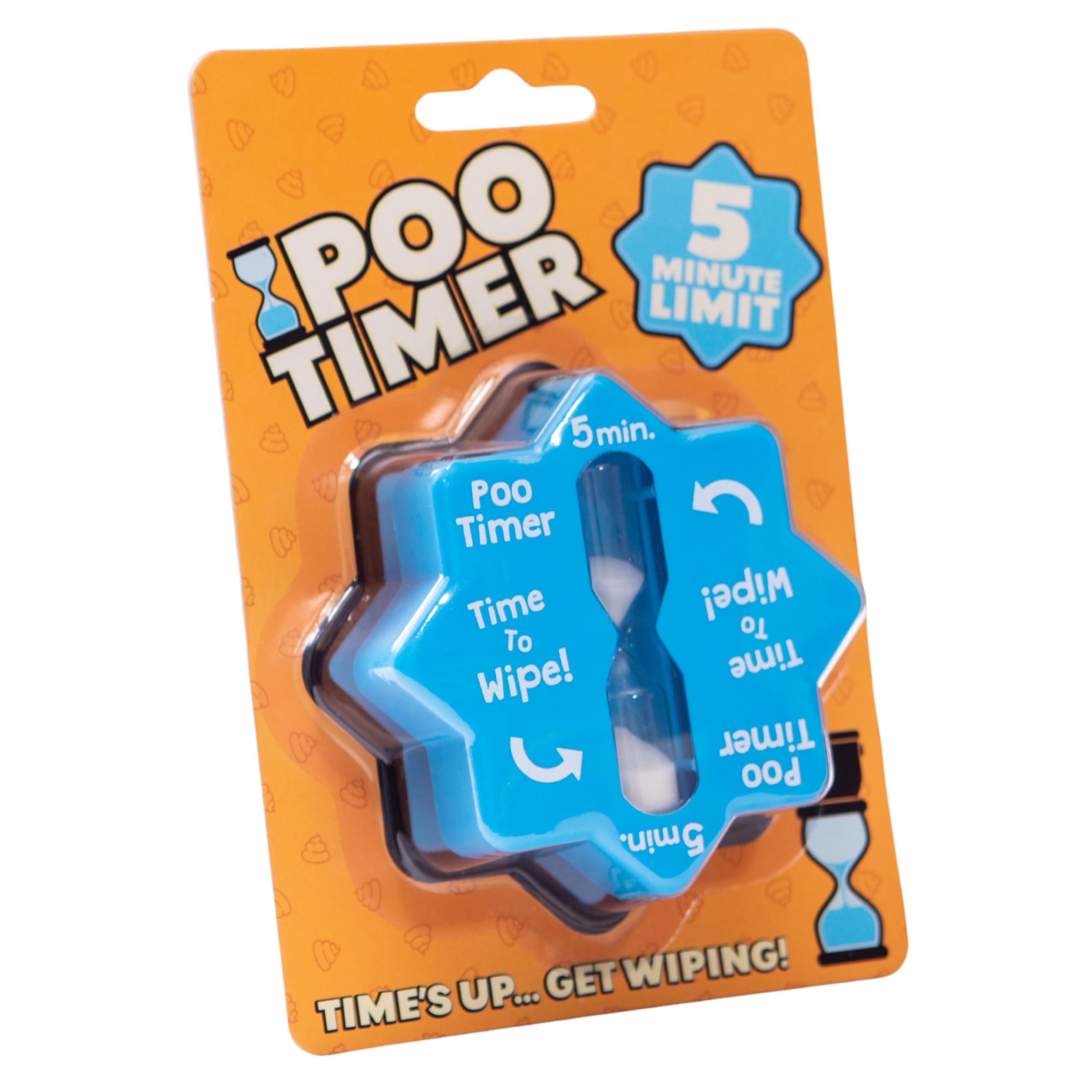 Boxer Gifts Poo Timer - Funny Bathroom Timer for Men | Blue Plastic | 5 Minute Duration 1