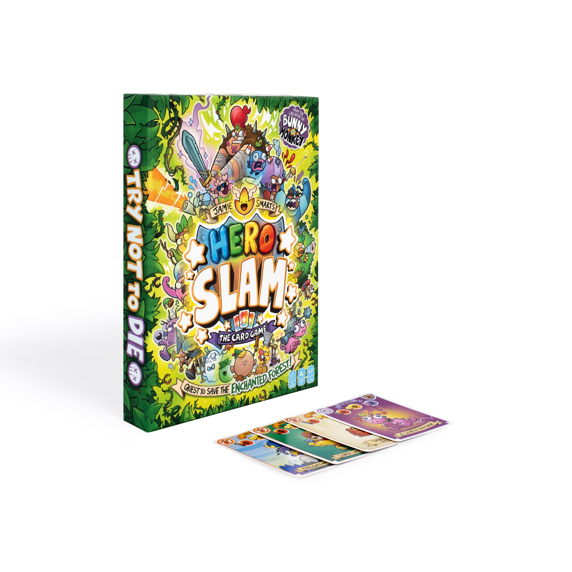 Laurence King Jamie Smart’s Hero Slam: Quest to Save the Enchanted Forest Card Game | Ages 8-10 | 1-4 Players 3