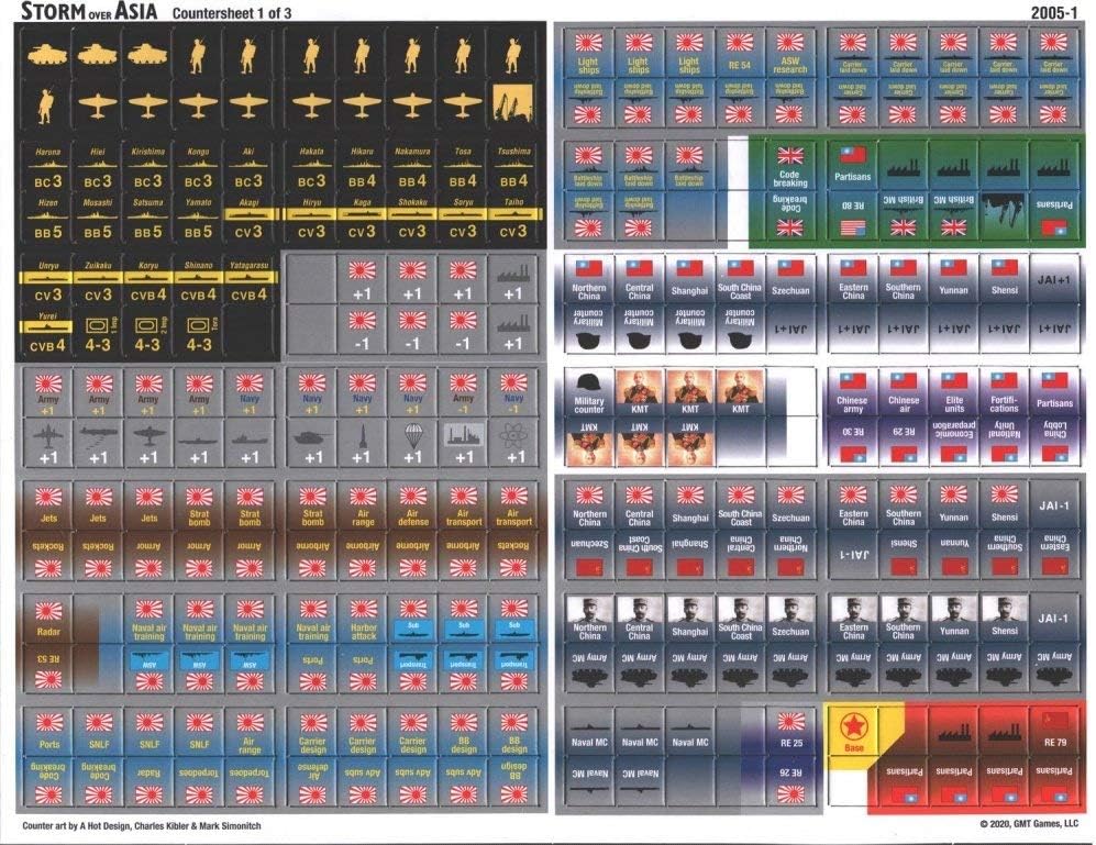 GMT Games Storm Over Asia Board Game (2005)