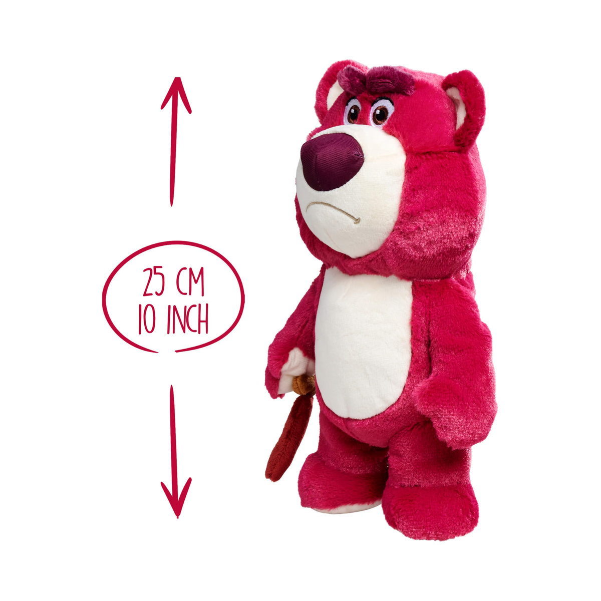 Disney Lotso Soft Doll - 25cm Cuddly Collectible | Polyester | Unisex Children