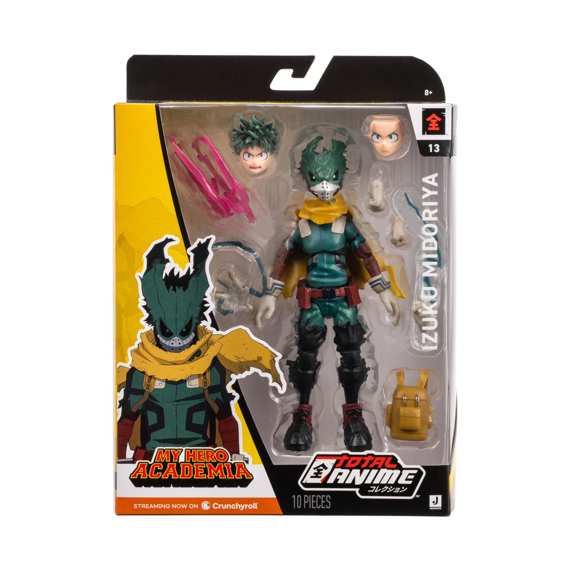 Total Anime Izuku Midoriya Figure - 6.5-Inch Collectible | 30+ Points of Articulation | Classic Edition 2