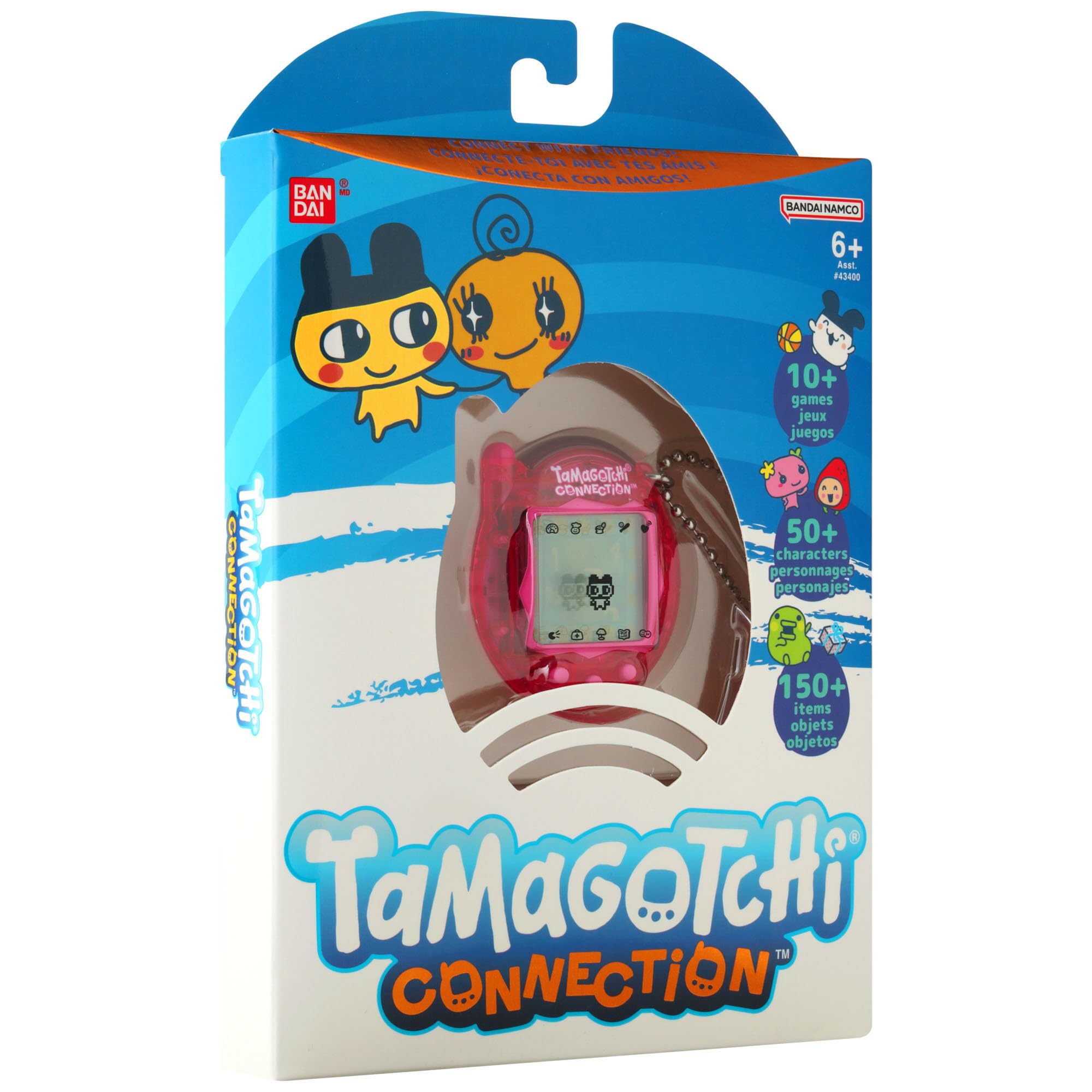 TAMAGOTCHI Connection Virtual Pet - Infra-Red Connection, 50 Characters, 6 Mini Games, Ages 8+ 16