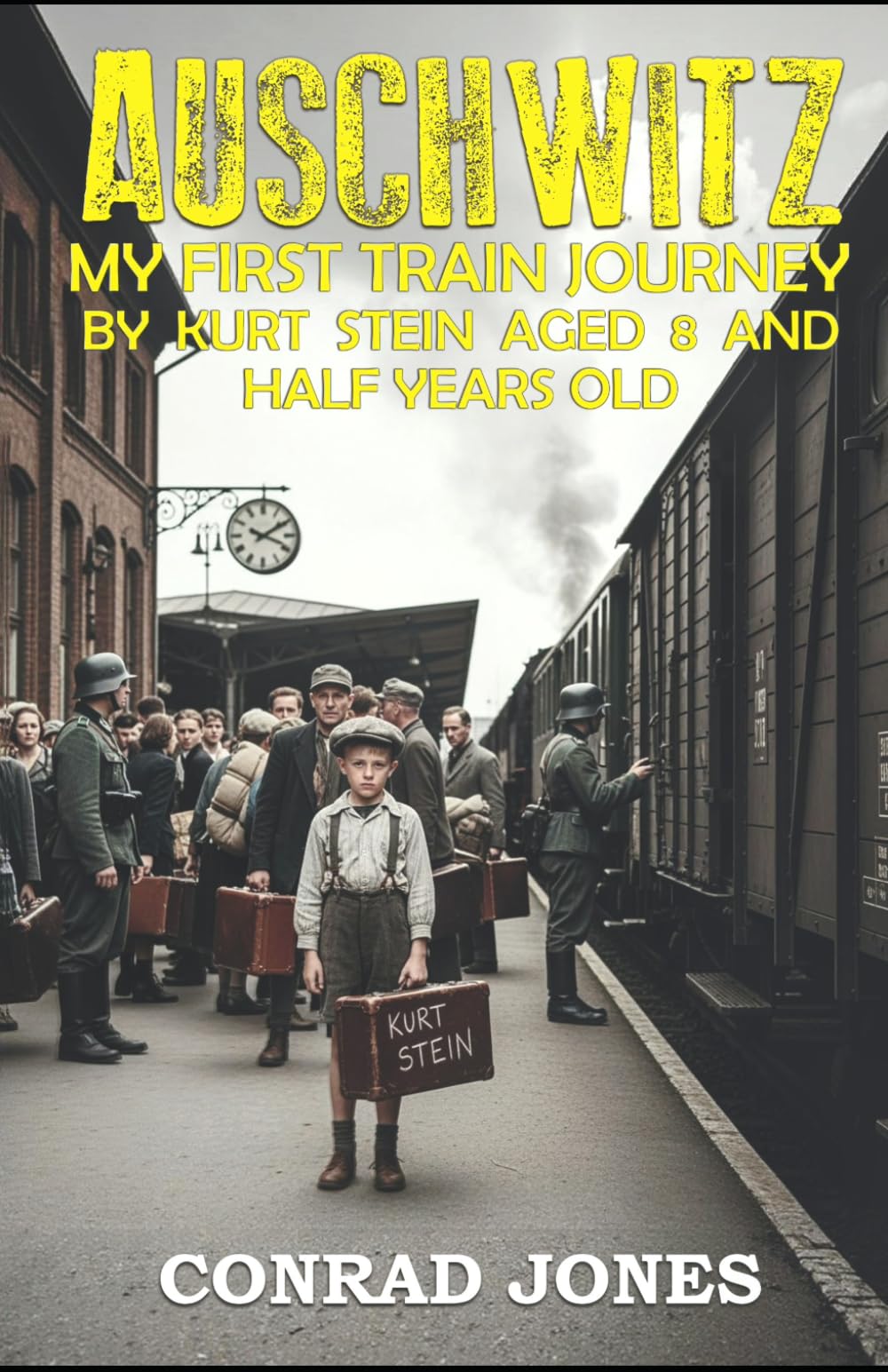 CONRAD JONES - Auschwitz. My first train journey... | Historical Cultural Heritage Fiction | Paperback 1