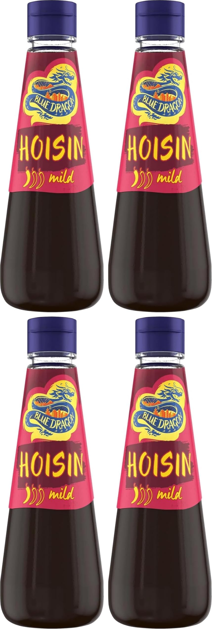 Blue Dragon Hoisin Stir-Fry Sauce - 250ml, Pack of 4