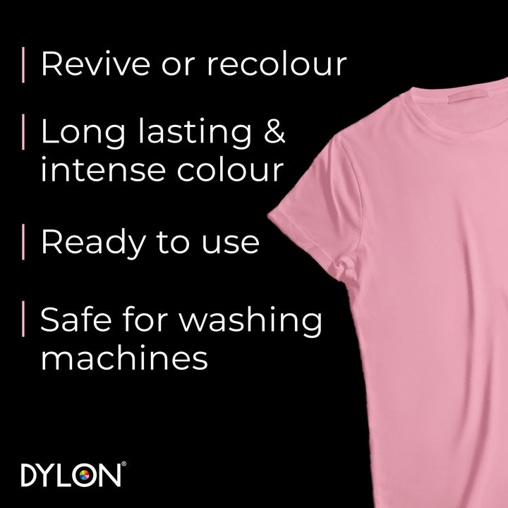 Dylon Washing Machine Fabric Dye Pod - Peony Pink, 350g