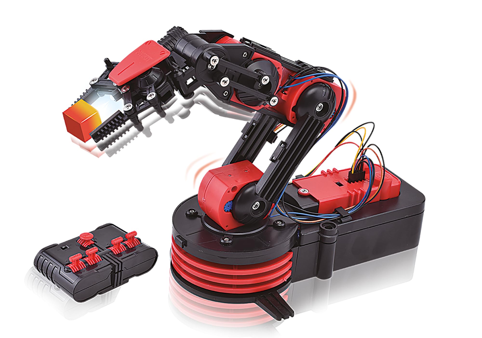 Machine Works MWRA01 Build Your Own Robotic Arm Kit - Wireless Controlled Metal Robot for Ages 10+ 7