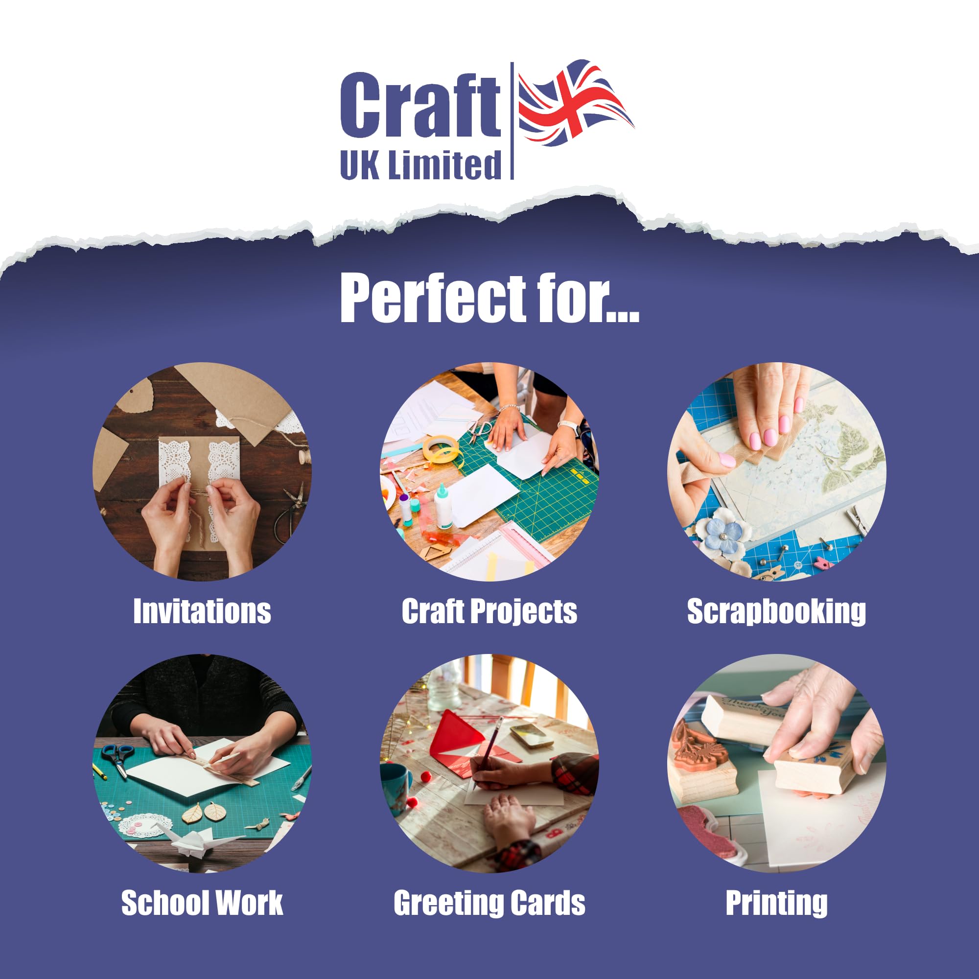 Craft UK 2048 Kraft Card and Envelope Pack - 50 Count | 5x7 Inch | Brown 5