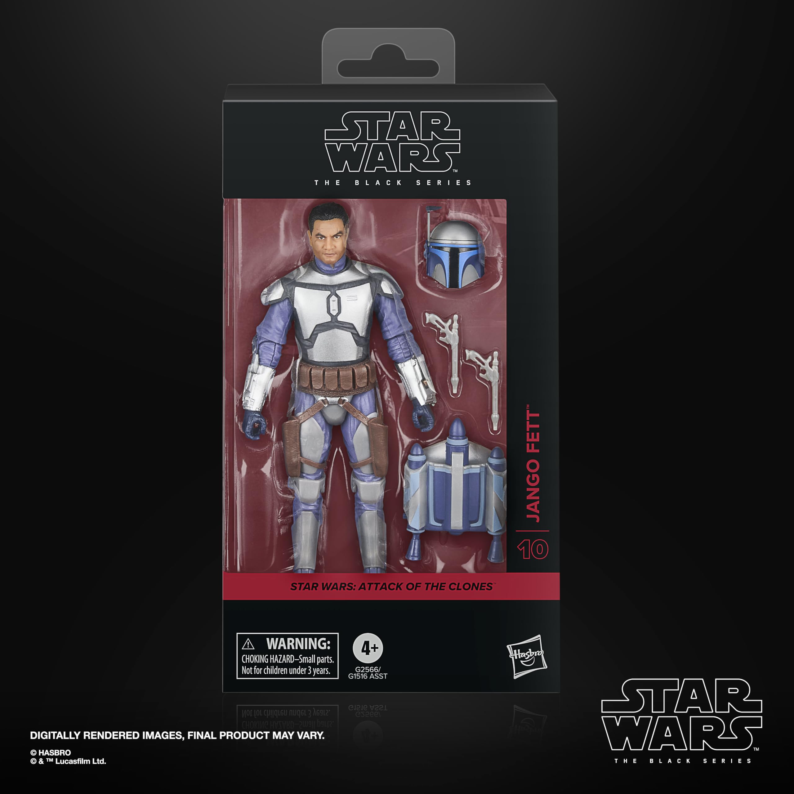 Star Wars The Black Series Jango Fett Action Figure - 6 inch Scale | Attack of the Clones 2