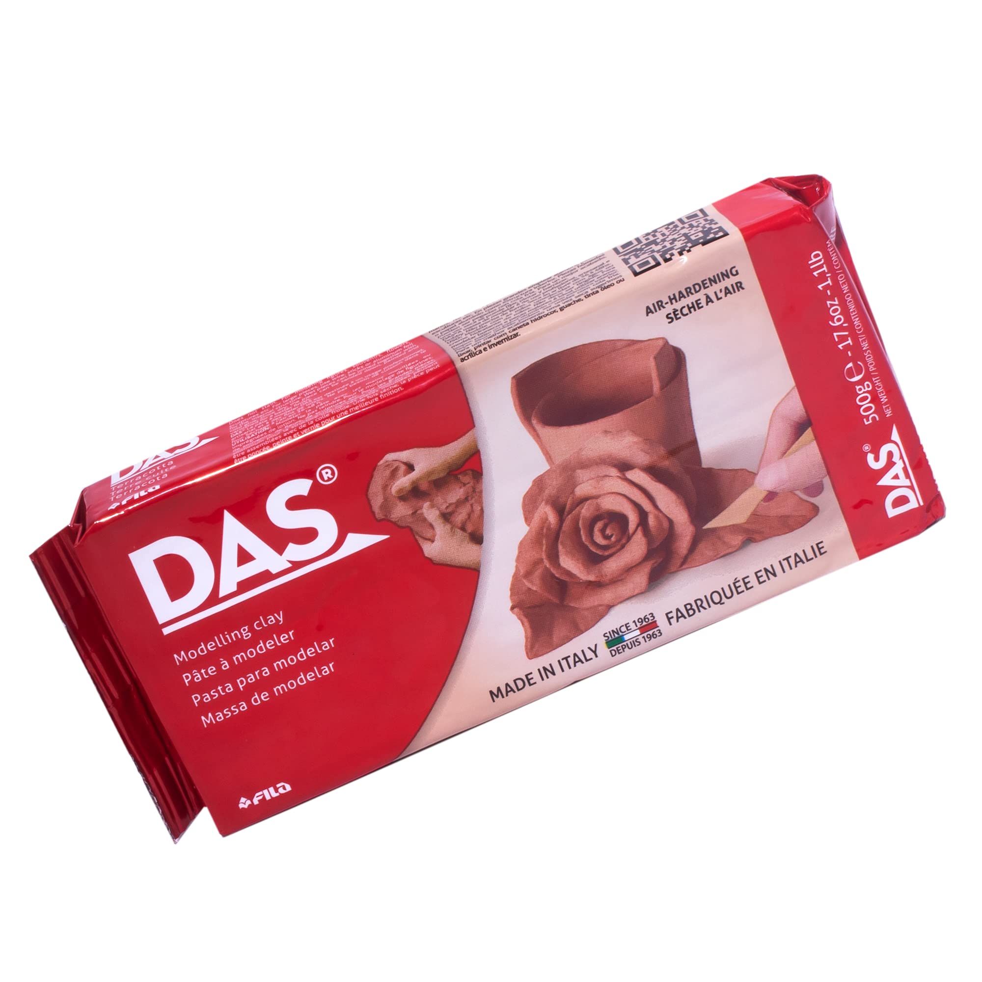 DAS Terracotta Air-Hardening 500g Modelling Clay, Ideal for Professionals & Hobbyists 1