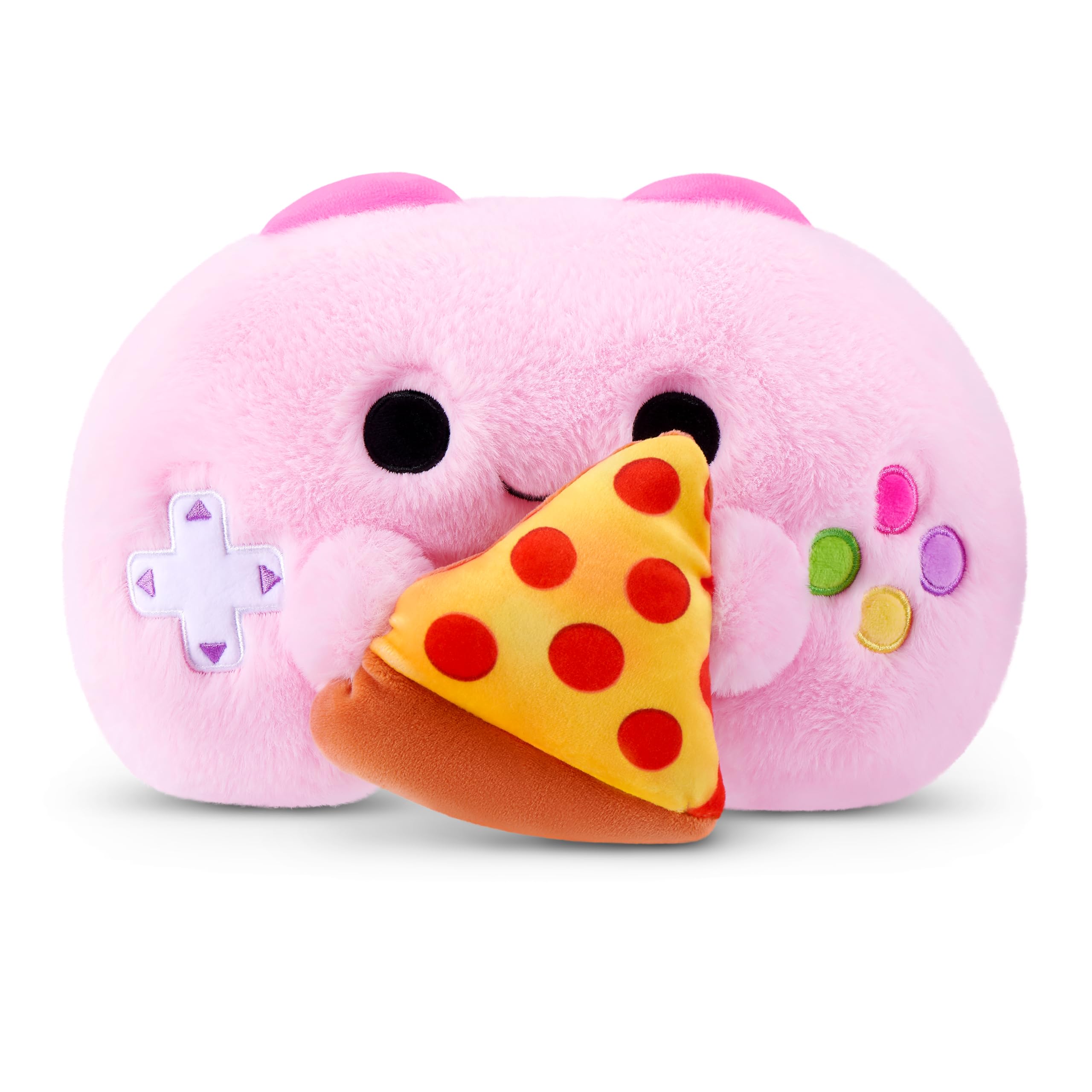 Snackles Core Series 2 8-inch Plush Doll with Controller and Pizza by ZURU 1