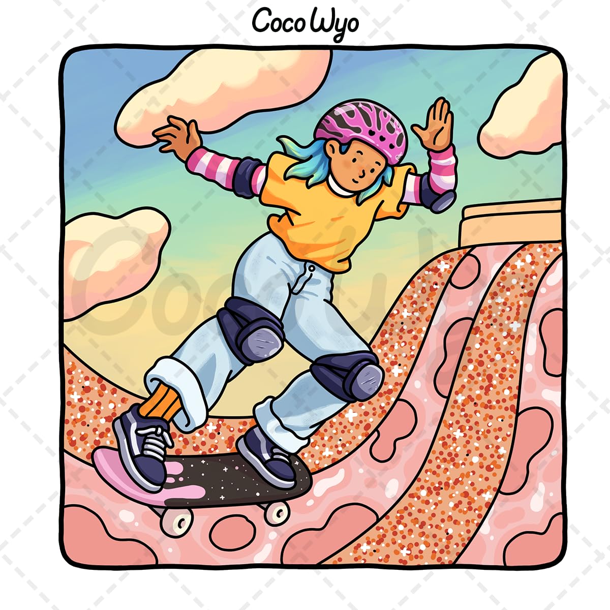 Coco Wyo Girl Moments Vol. 2 Coloring Book - Cute Cozy Scenes for Teens & Adults | Paperback 2