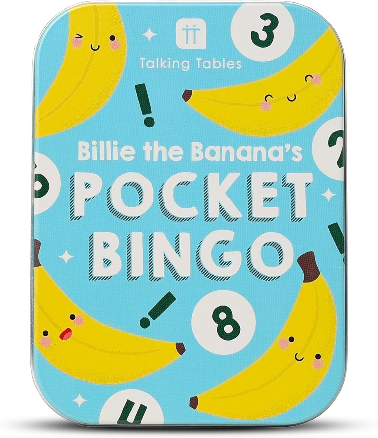 Talking Tables Banana Bingo Travel Game | Pocket Size | Ages 5+ | 2+ Players 4