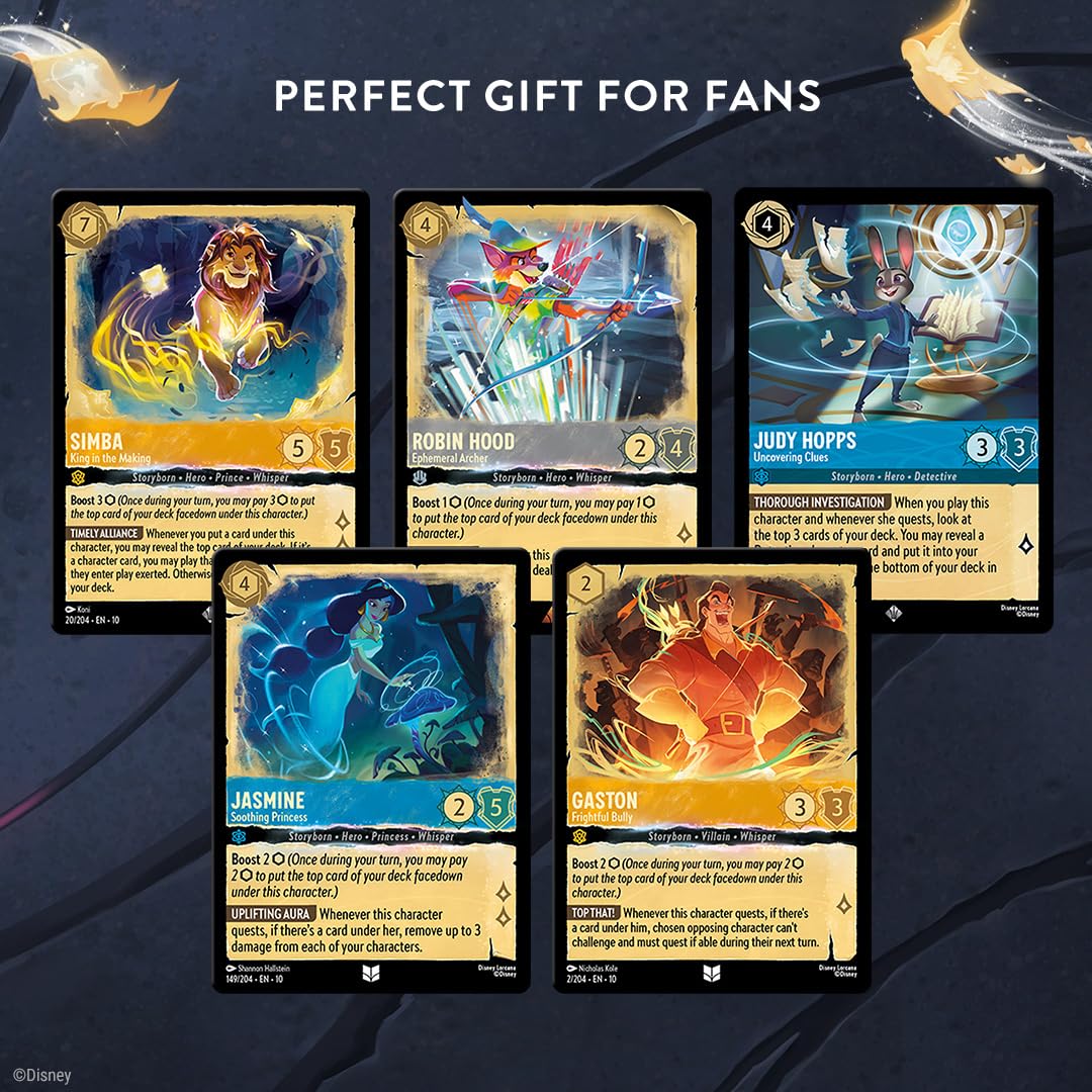 Ravensburger Disney Lorcana TCG: Whispers in the Well Starter Deck A - Amber & Emerald [Dedicated Deck Card Game] 2